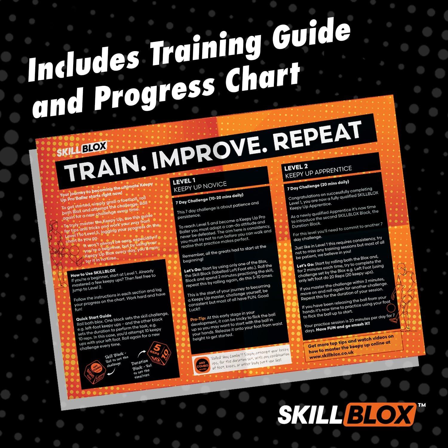 Dados de Entrenamiento de Fútbol SKILL BLOX - 2 Piezas