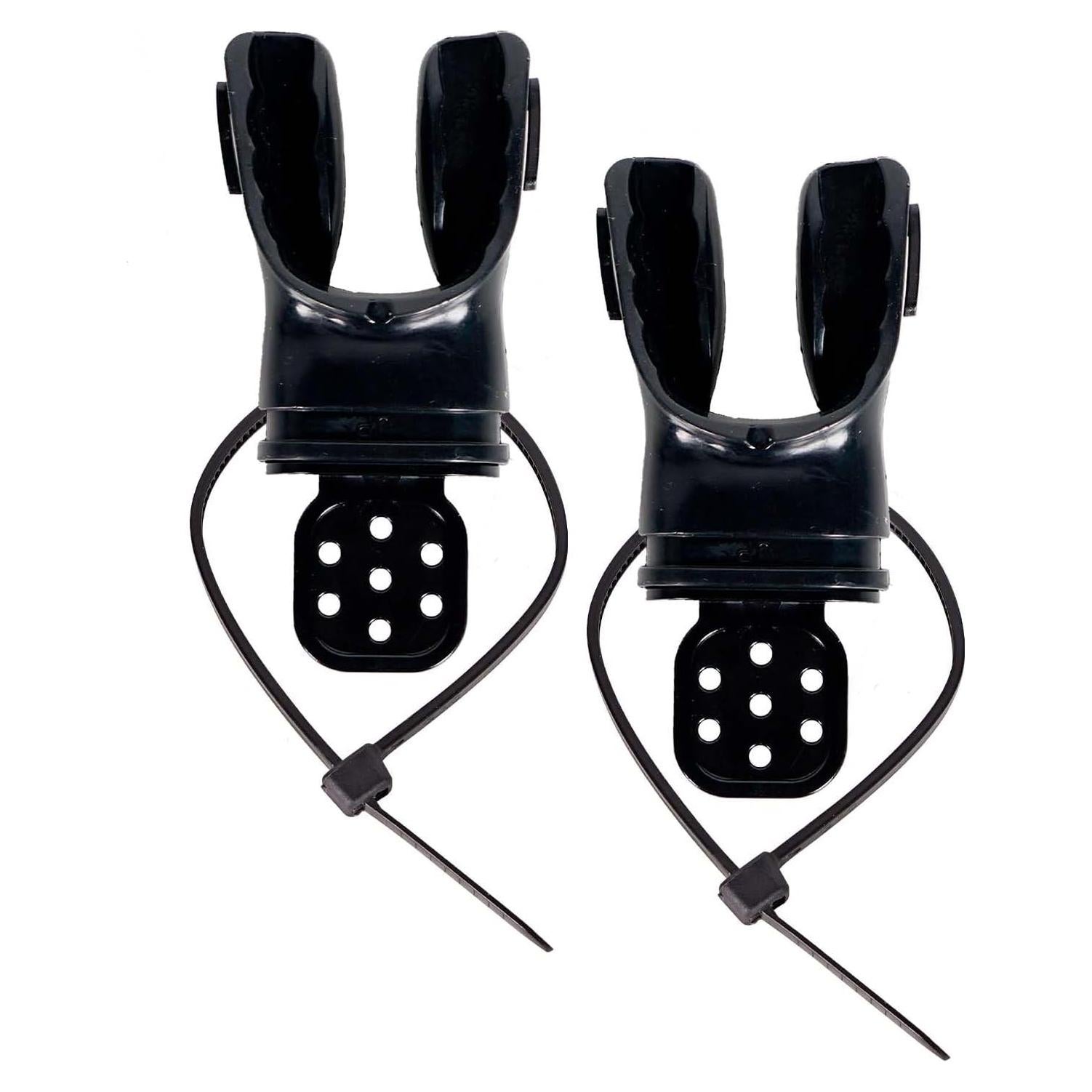 Bocina de Buceo Moldeable JUSTOOP TPE Negro Transparente