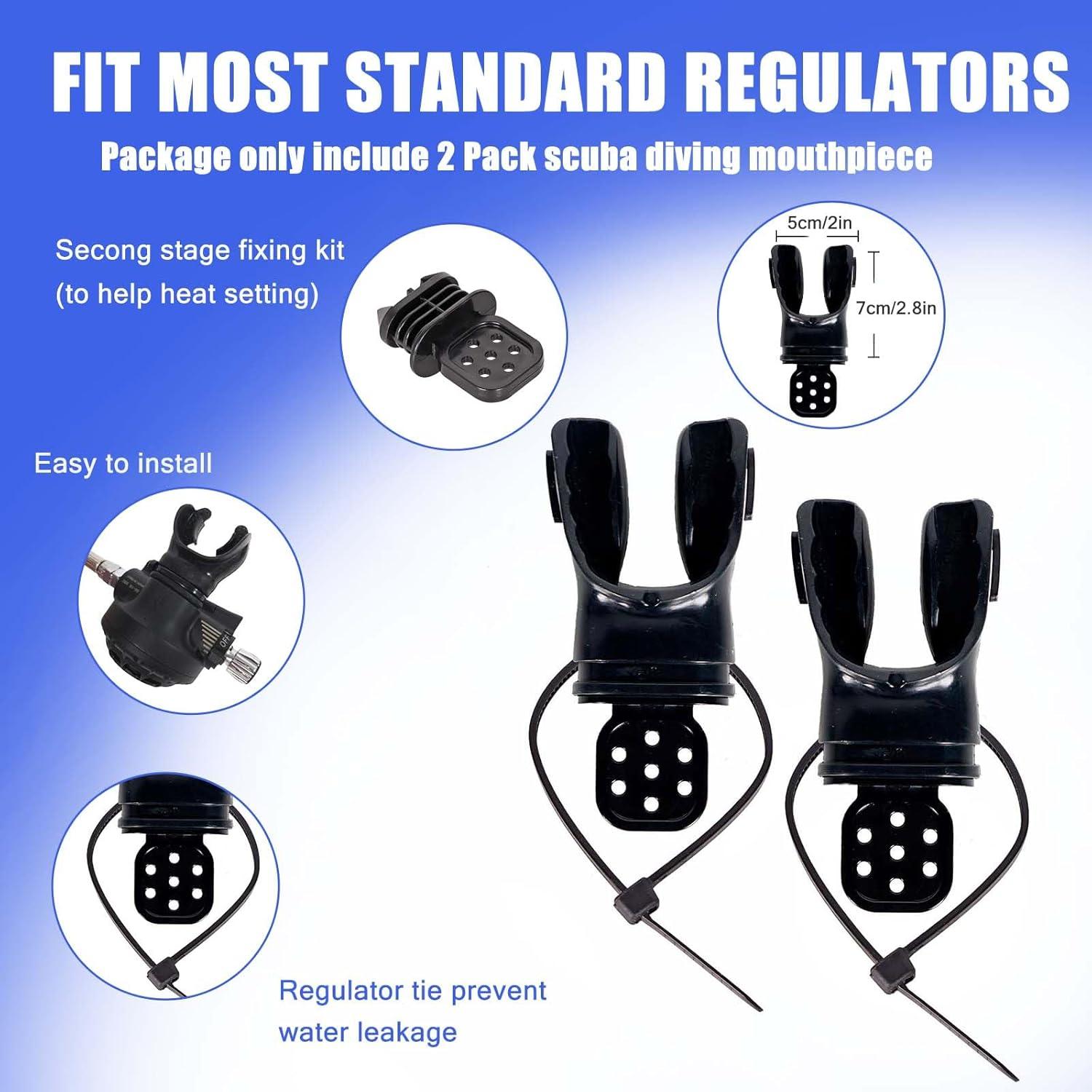 Bocina de Buceo Moldeable JUSTOOP TPE Negro Transparente