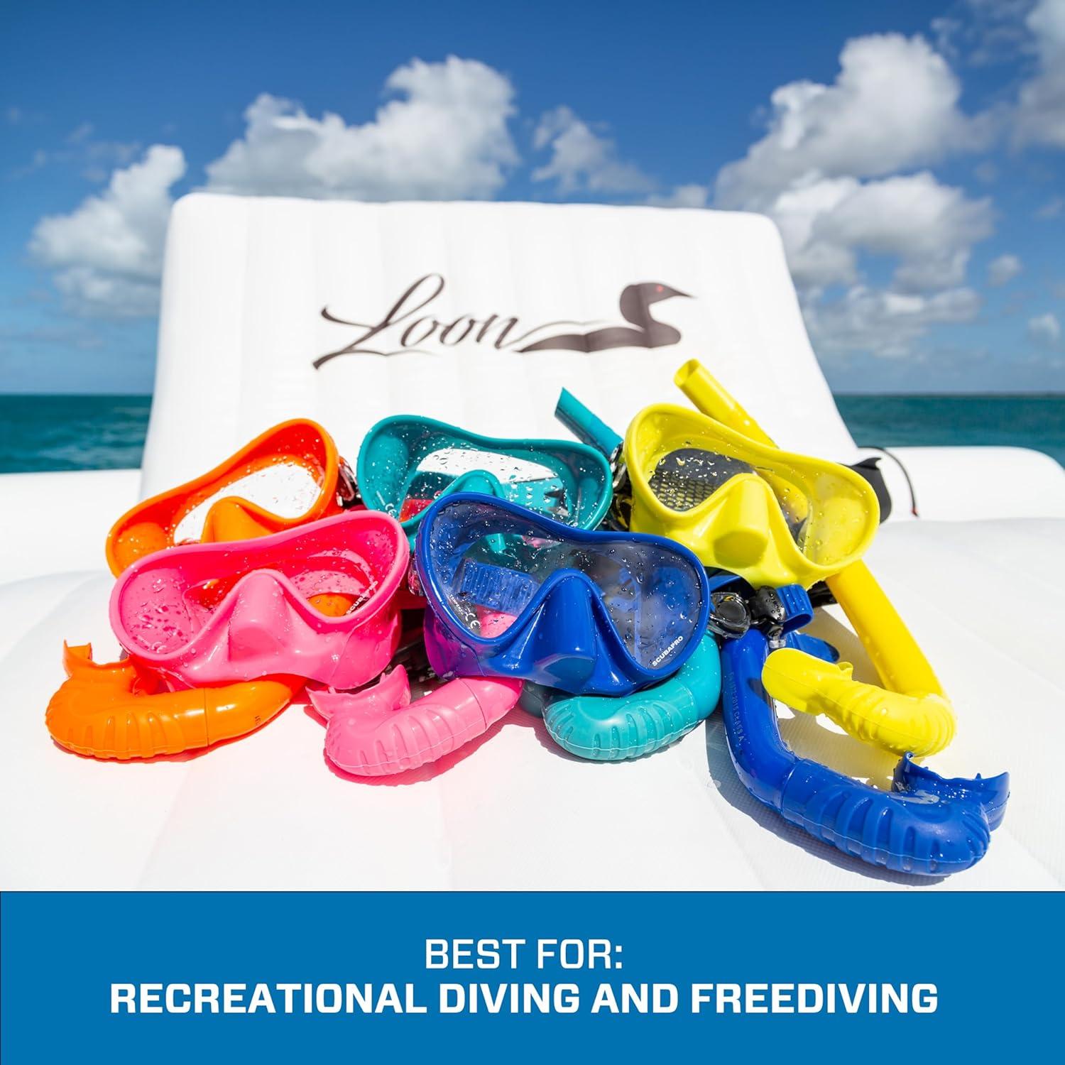 Snorkel de Apnea Scubapro Turquesa Silicona 0.11 kg