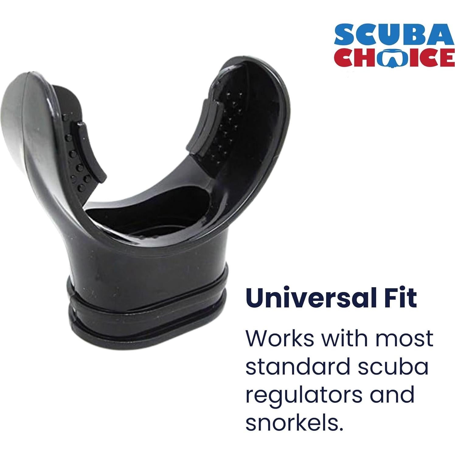 Boquillas de Octopus Scuba Choice con Correa - Paquete de 6