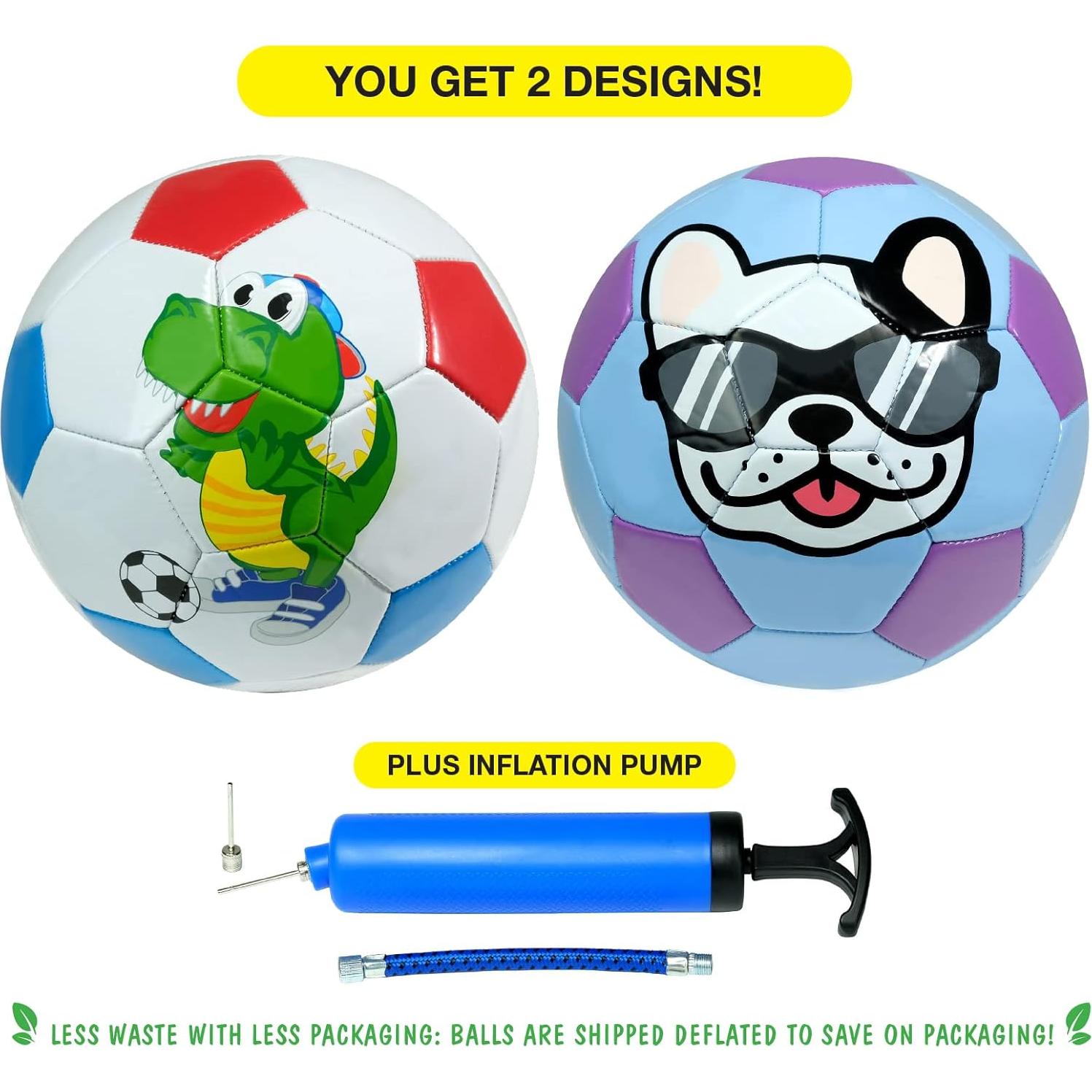 Balón de Fútbol Xcello Sports Tamaño 2 con Bomba - 2 Piezas