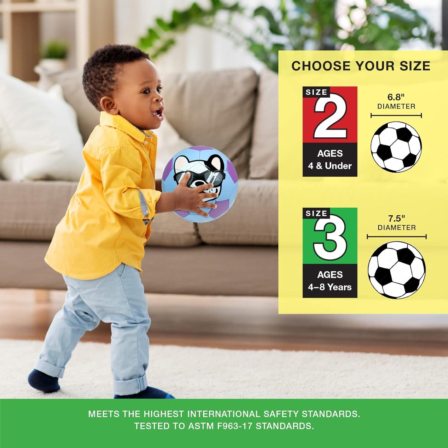 Balón de Fútbol Xcello Sports Tamaño 2 con Bomba - 2 Piezas