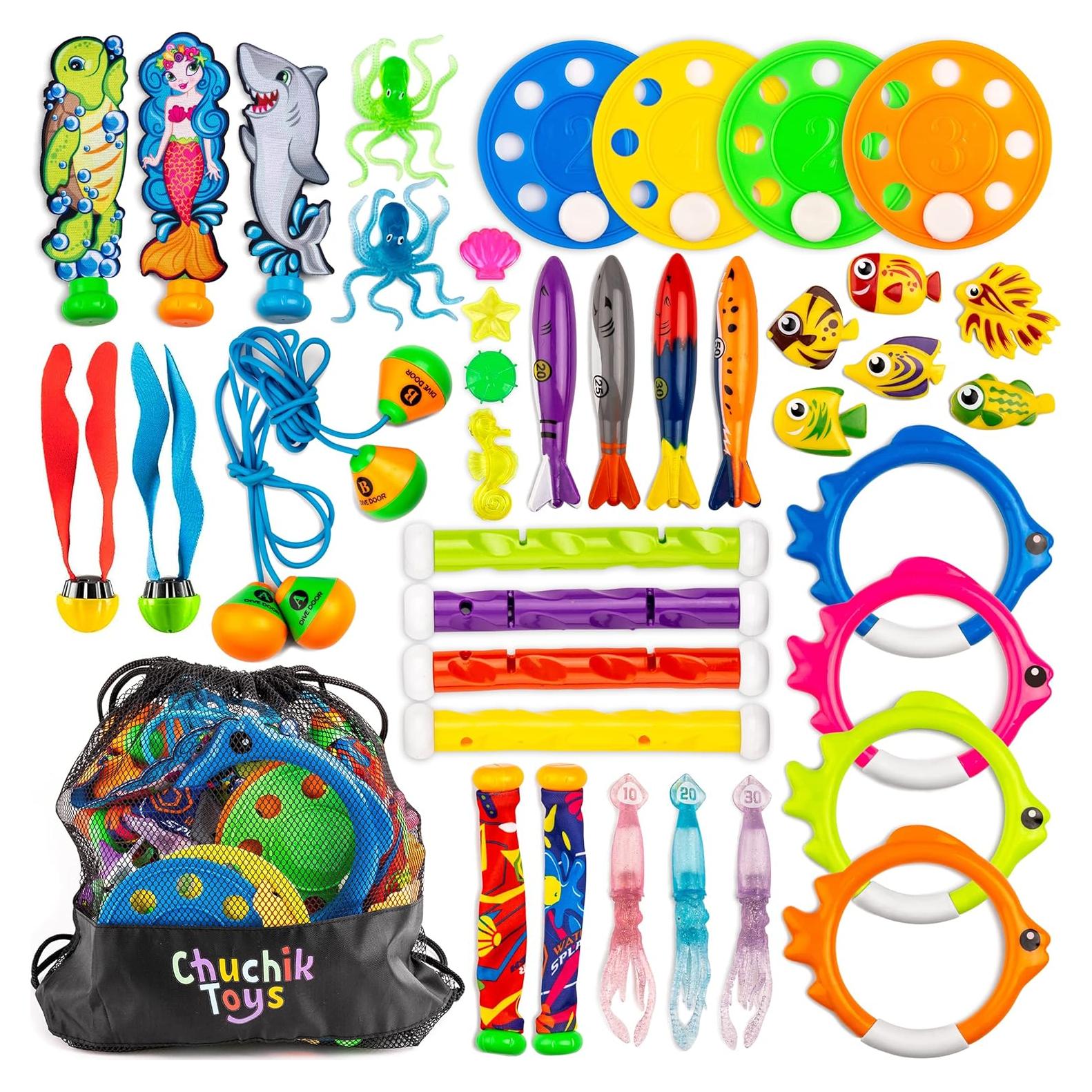 Juguetes de Buceo Chuchik 40 Piezas para Niños