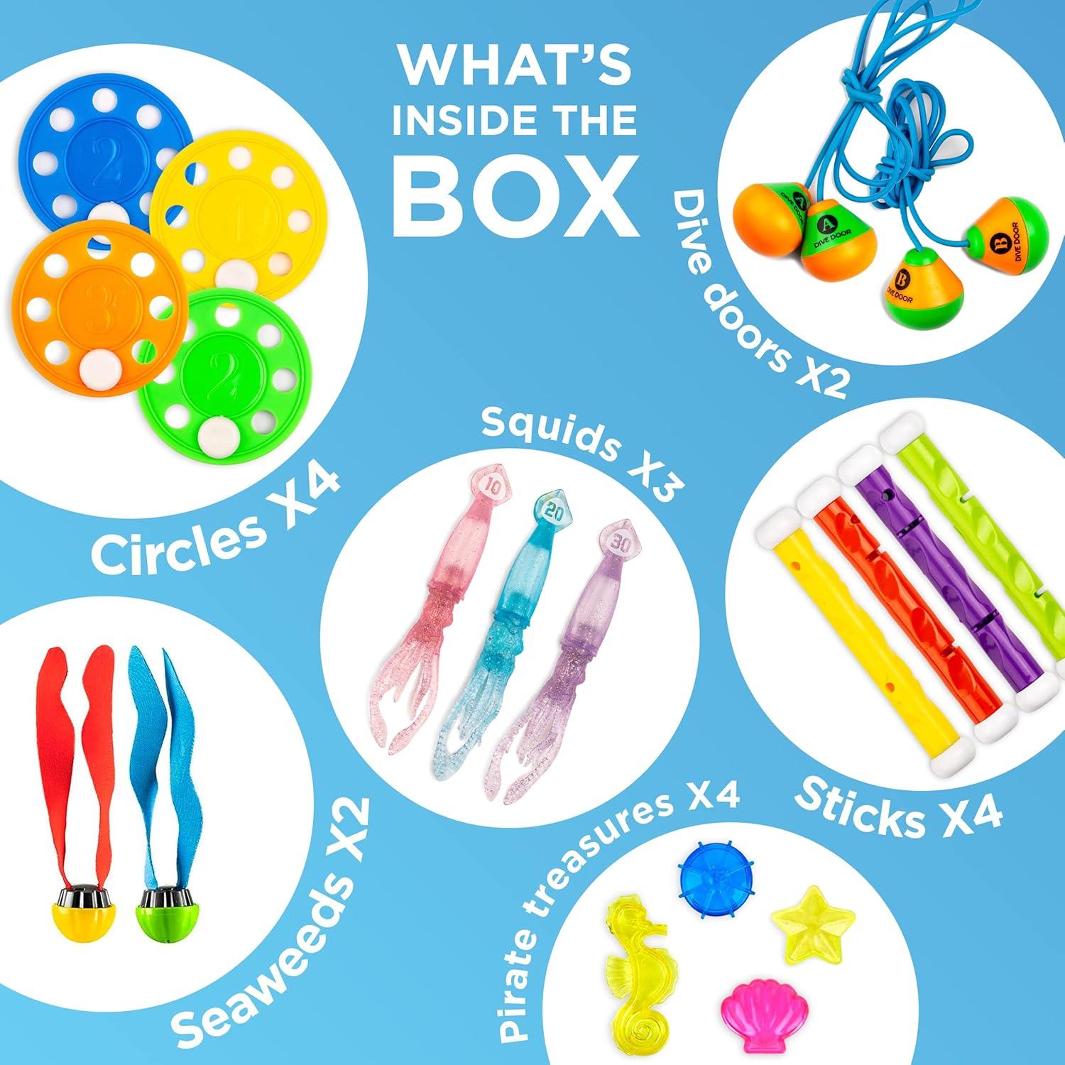 Juguetes de Buceo Chuchik 40 Piezas para Niños