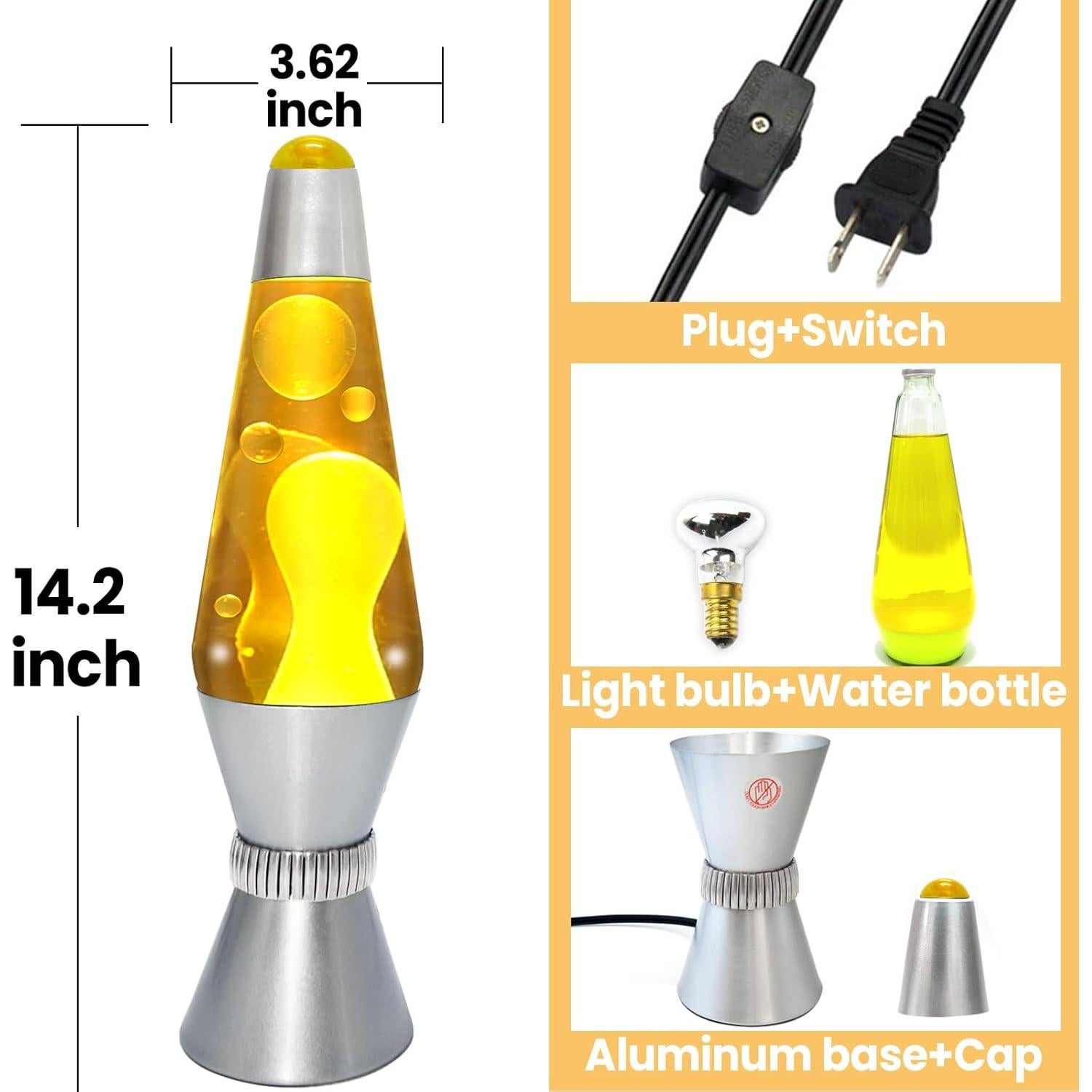 Lámpara de Movimiento HURODEN 15 cm Luz Nocturna Amarilla