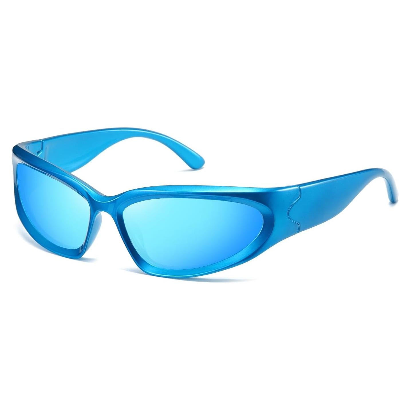 Gafas de Sol Polarizadas KIMORN Envolventes Azul UV400