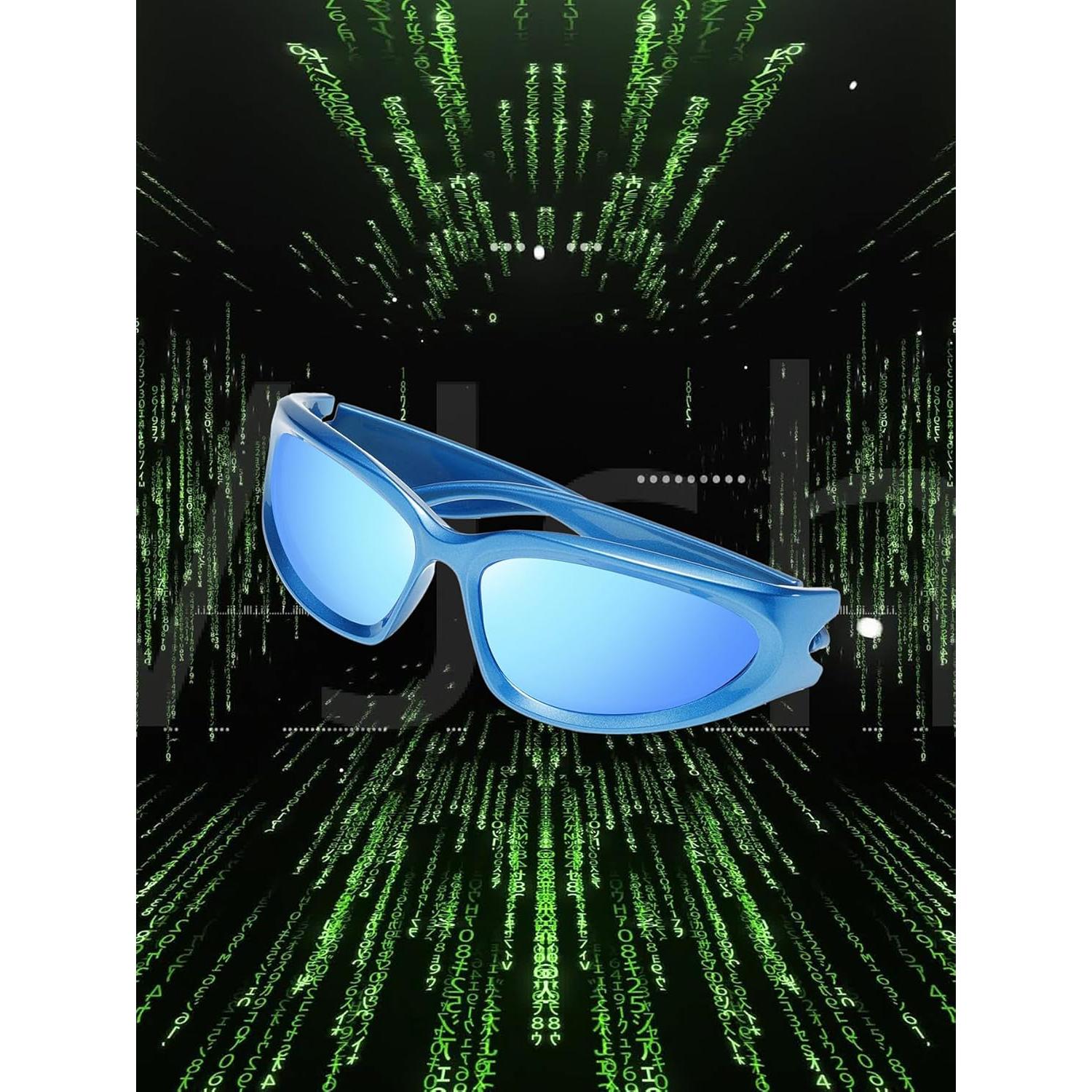 Gafas de Sol Polarizadas KIMORN Envolventes Azul UV400