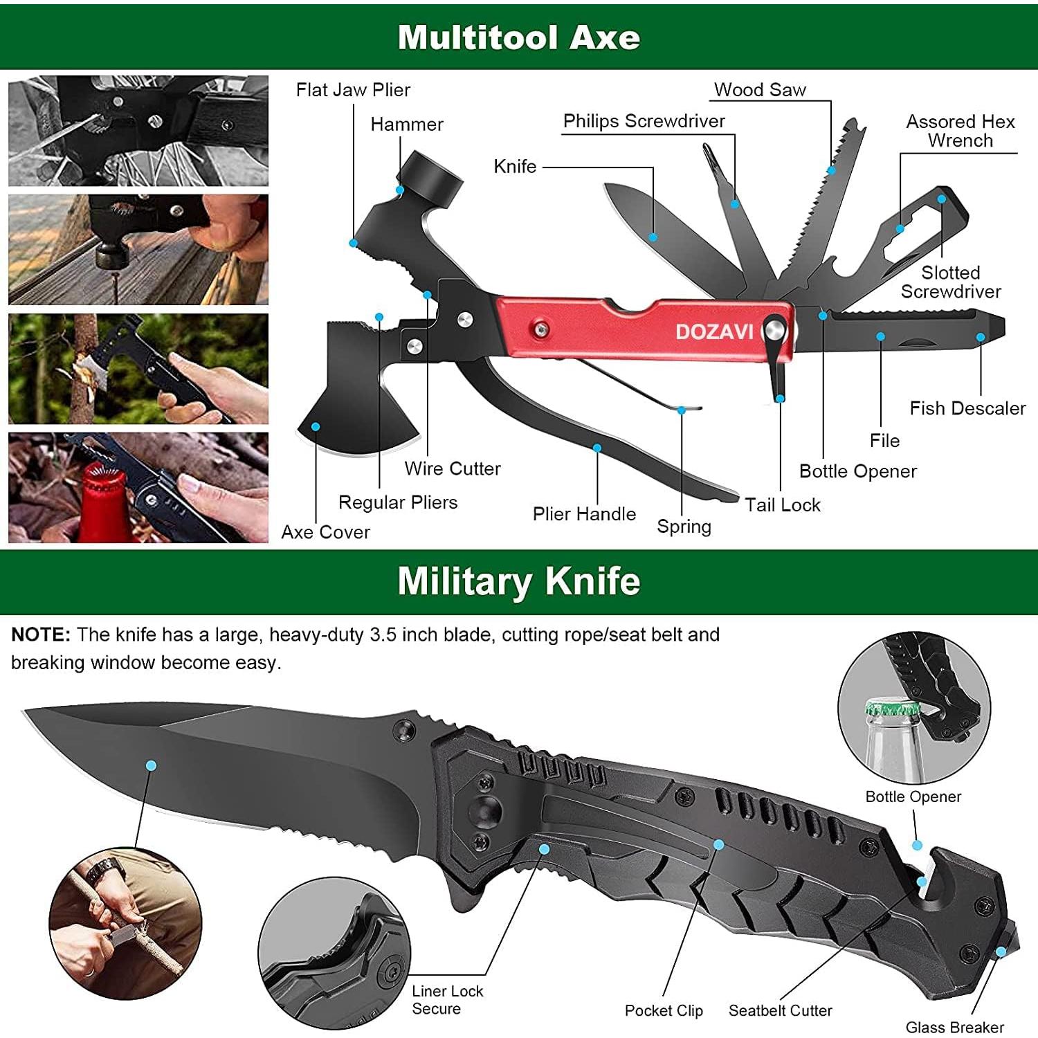 Kit de Supervivencia DOZAVI 142 Piezas para Emergencias