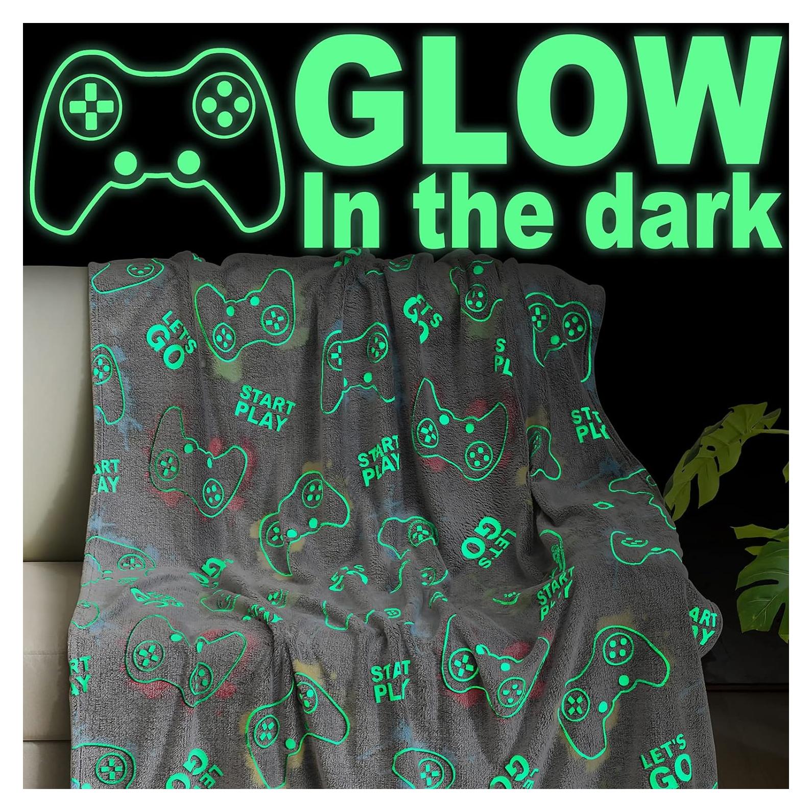 Manta Gamer Jekeno que Brilla en la Oscuridad 130x150 cm