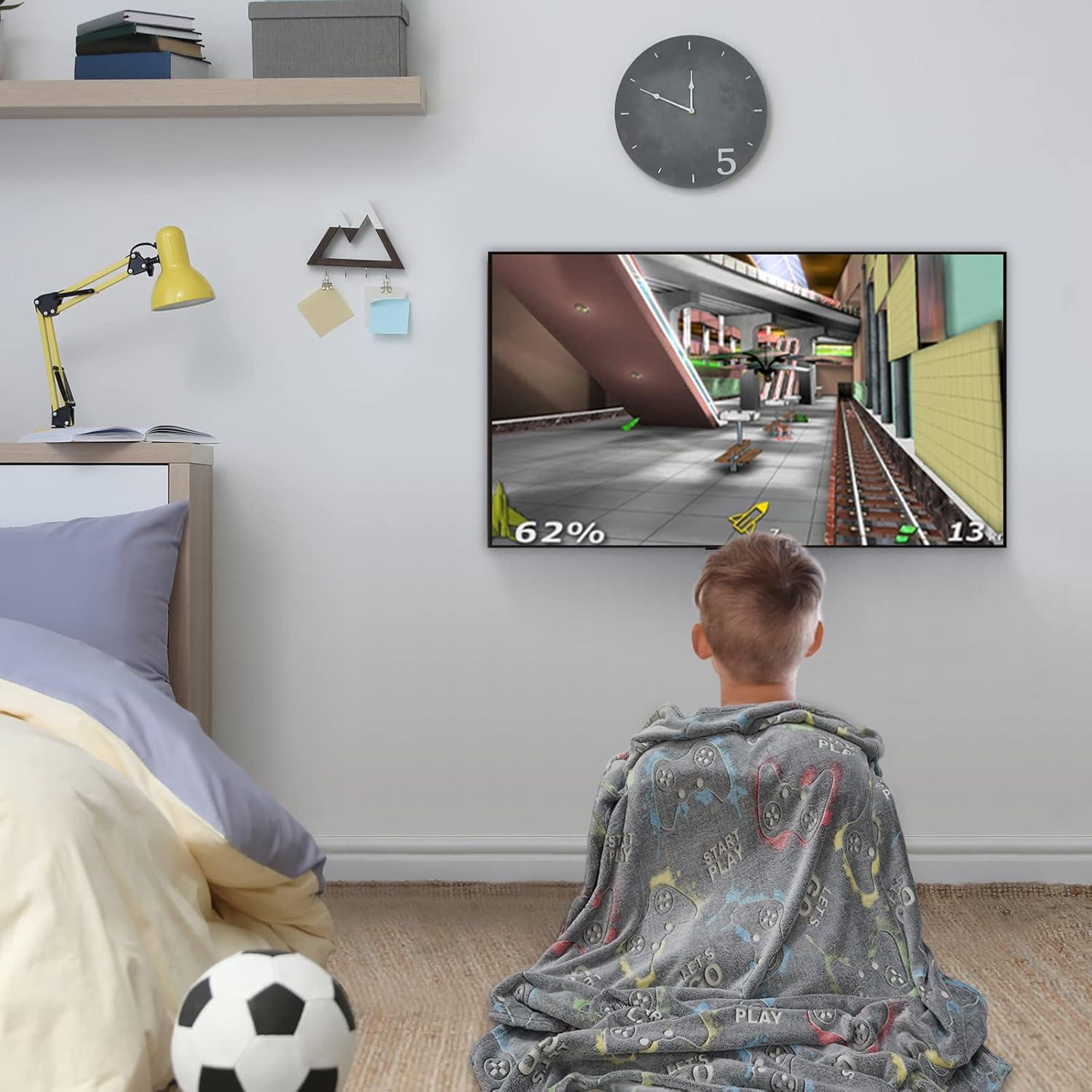 Manta Gamer Jekeno que Brilla en la Oscuridad 130x150 cm