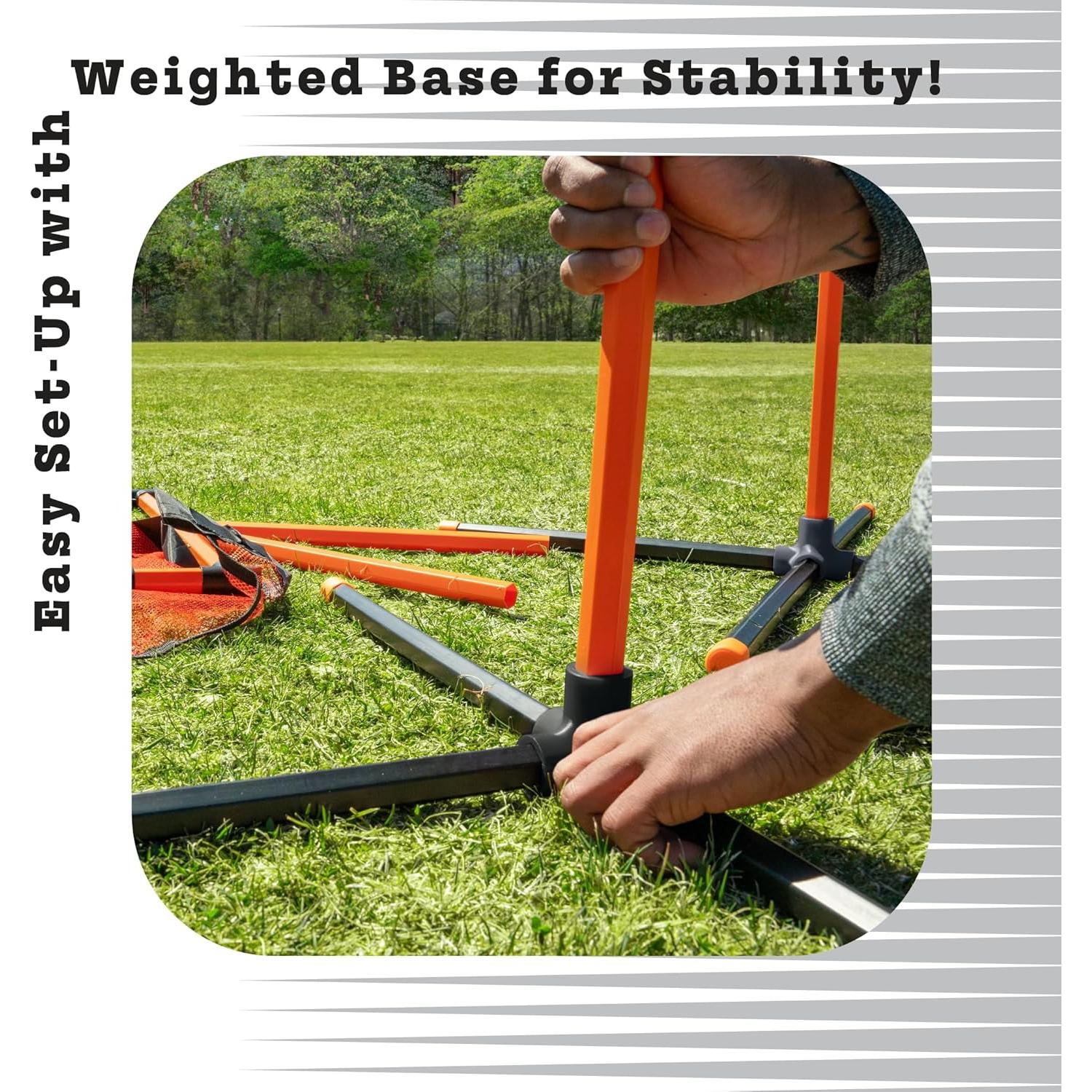 Juego de Disco Volador Little Kids Touchdown Toss - Jardín