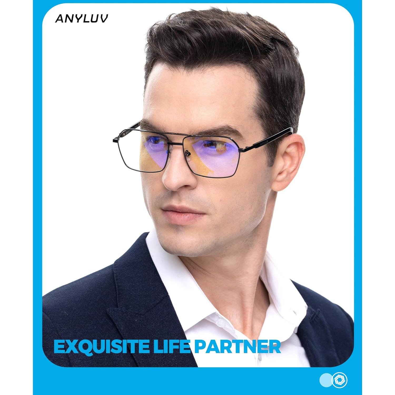 Gafas de Luz Azul ANYLUV AN4528-1 para Hombres y Mujeres