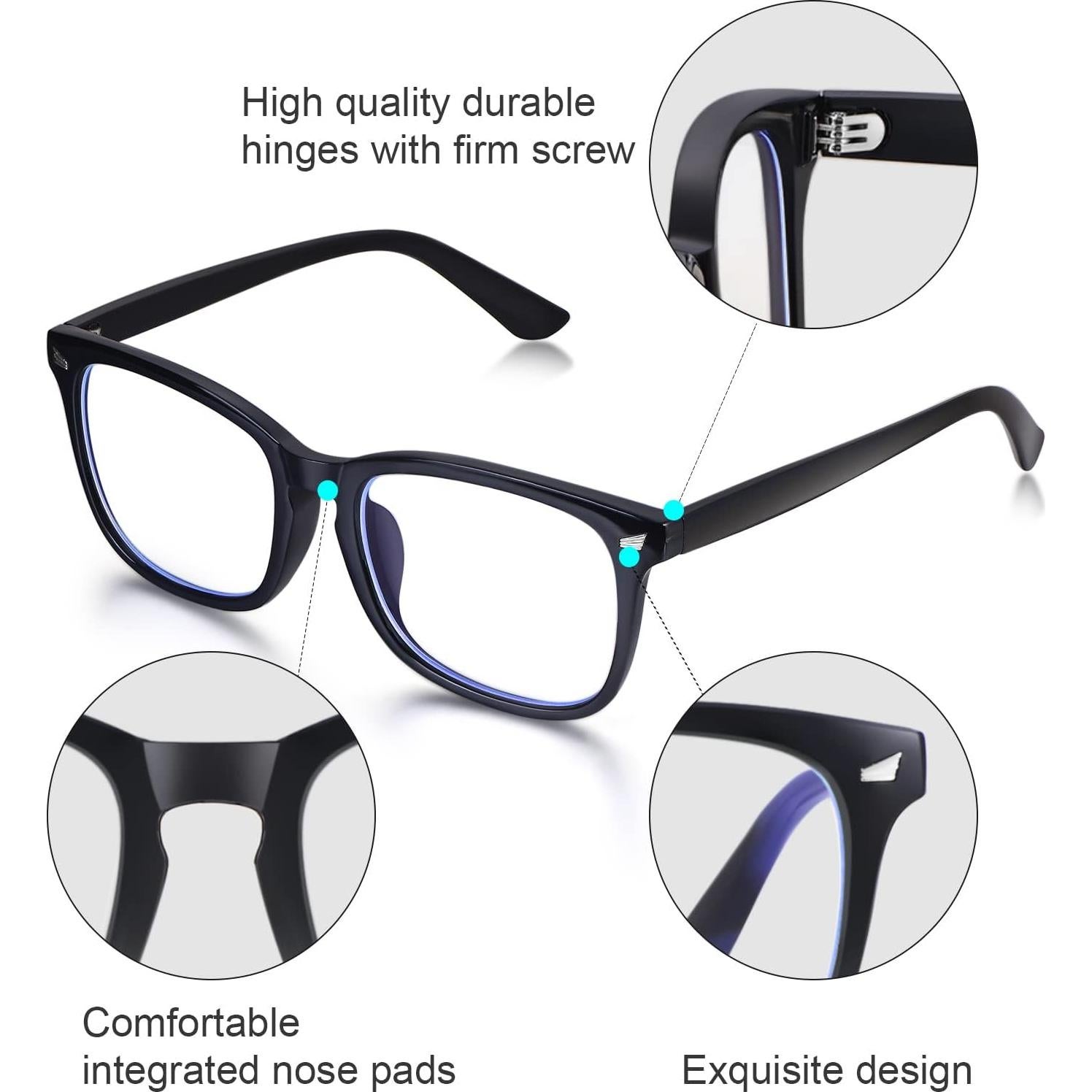 Gafas bloqueadoras de luz azul Minlen para hombres y mujeres