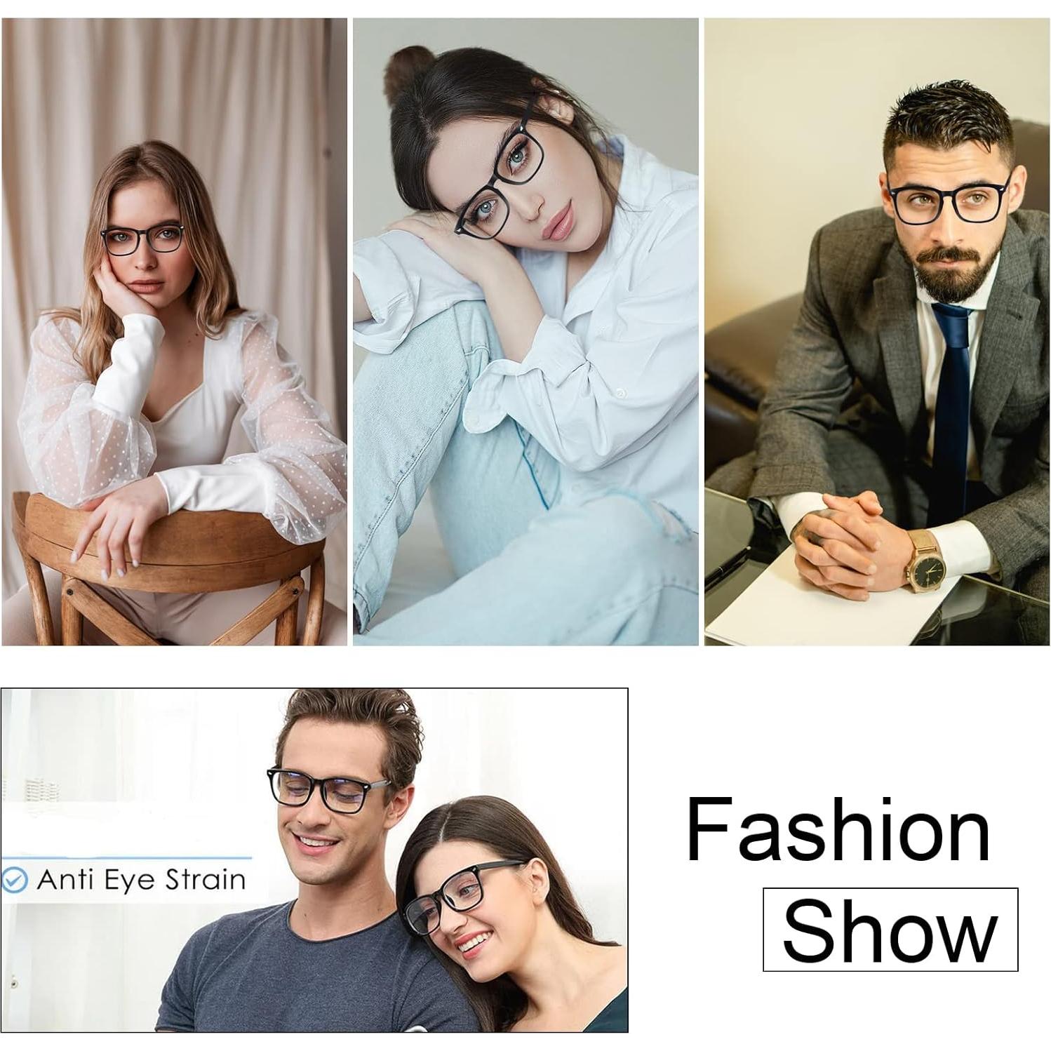 Gafas bloqueadoras de luz azul Minlen para hombres y mujeres