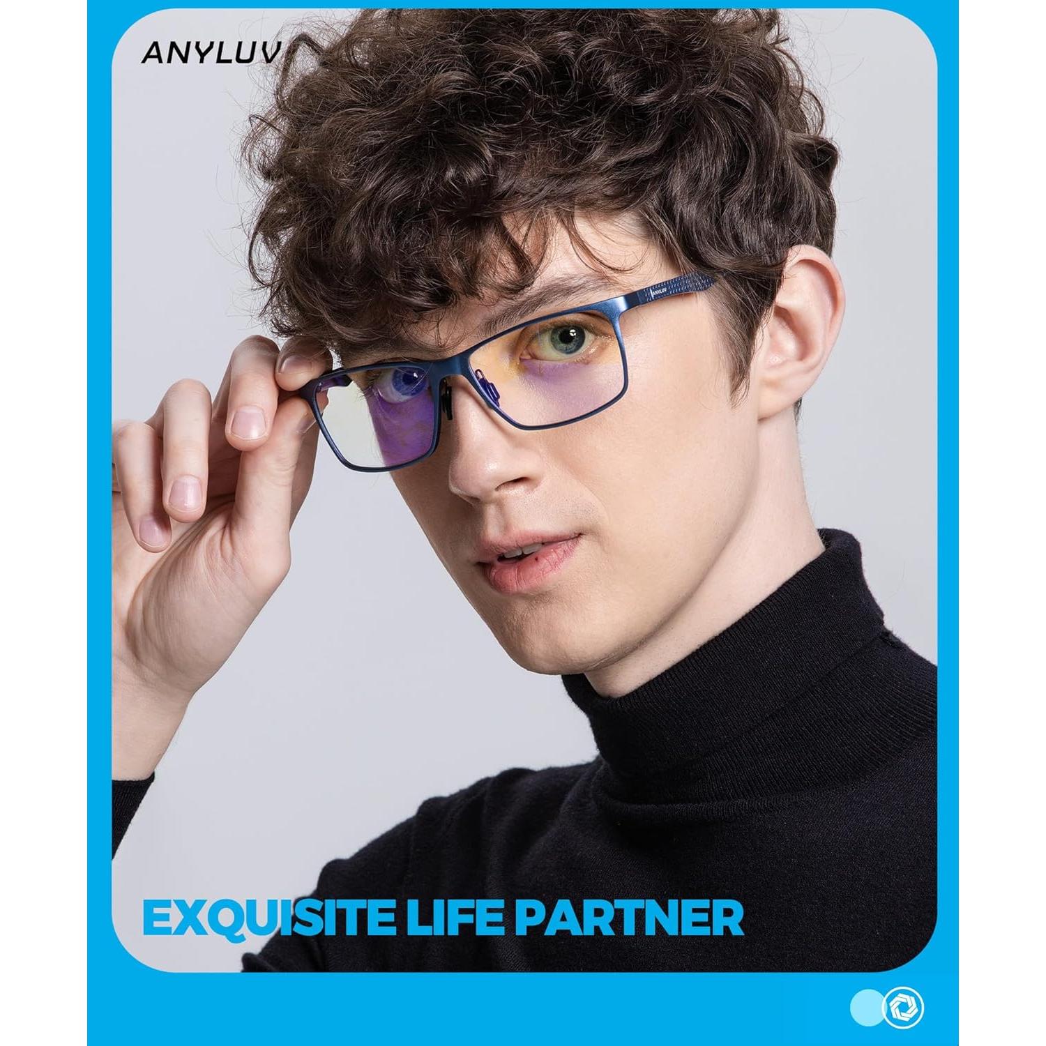 Gafas de Luz Azul ANYLUV A4556-N para Hombres y Mujeres