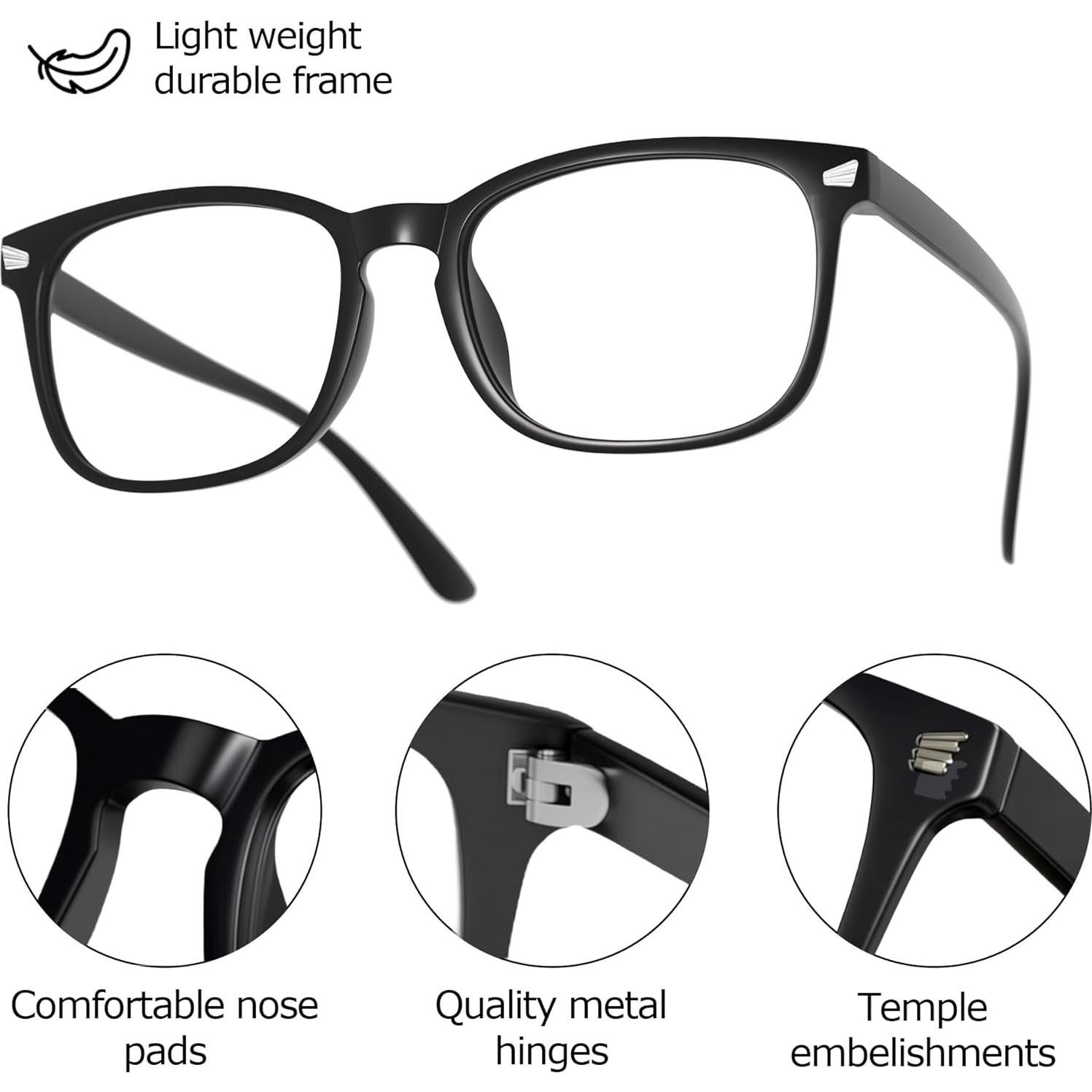 Gafas Anti Luz Azul WINTOO - 2 Pares Unisex, Protección UV400