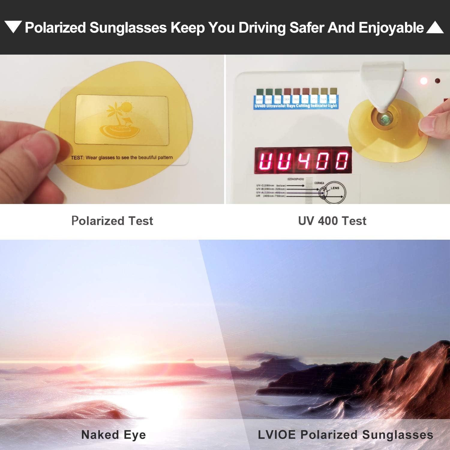 Gafas de Conducción Nocturna LVIOE Lentes Amarillas Polarizadas