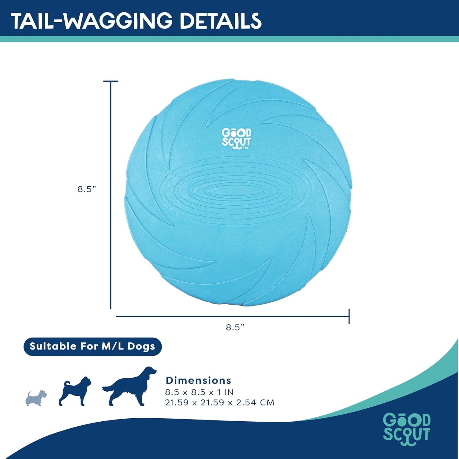 Frisbee para Perros Good Scout 22cm Duradero y Colorido