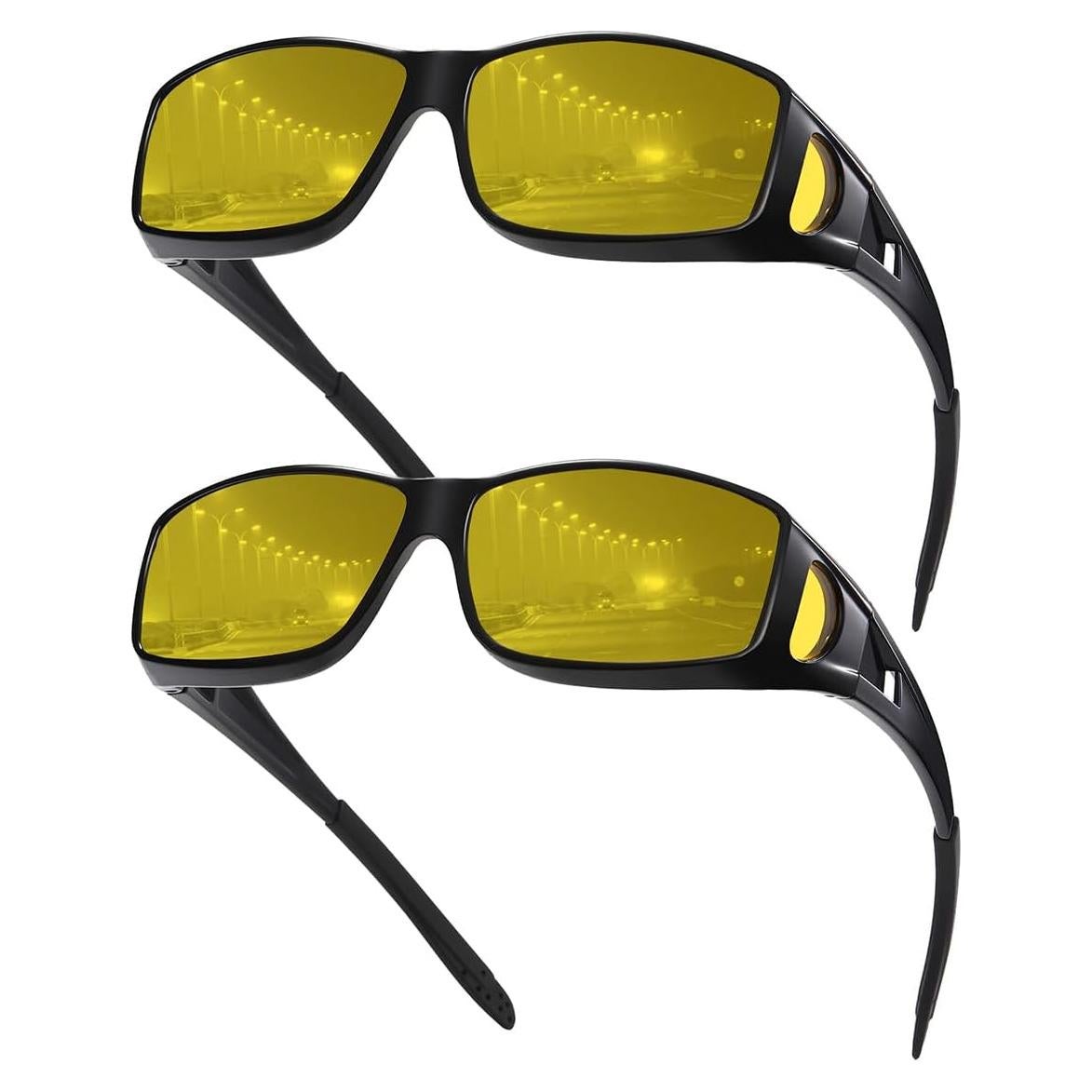 Gafas de Visión Nocturna EYGIFT Antirreflejo para Conducir