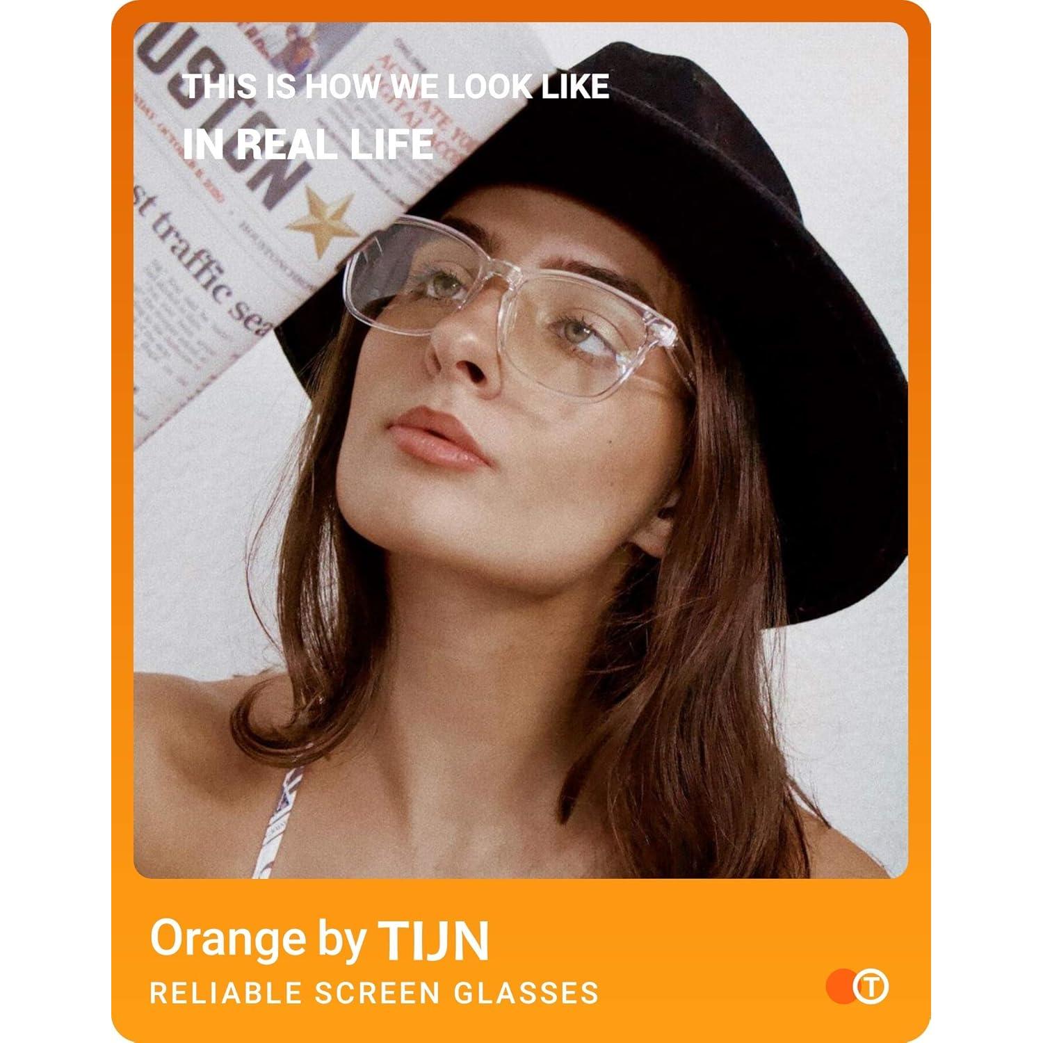 Gafas Anti Luz Azul TIJN Transparentes para Hombres y Mujeres