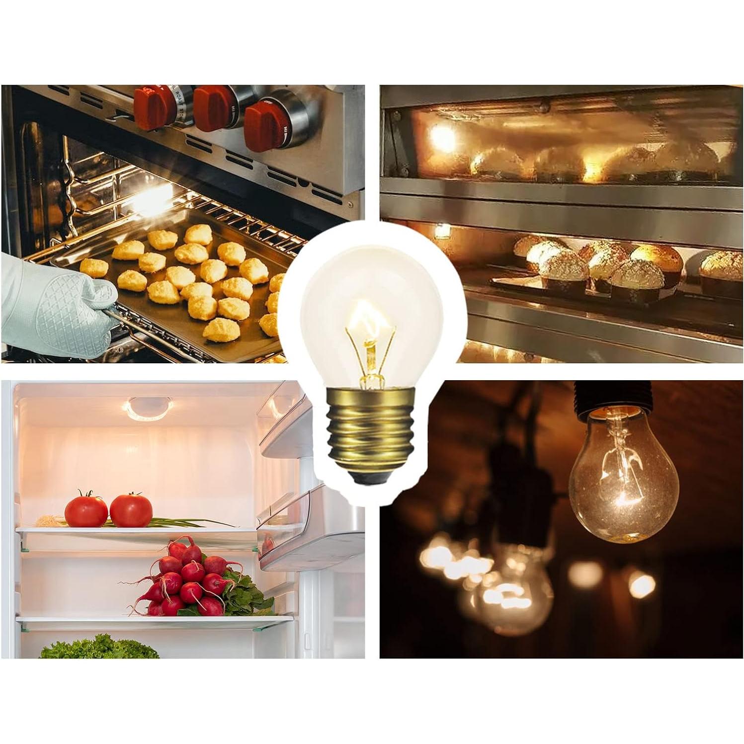 Bombilla Incandescente Visther G45 40W 2-Pack Alta Temperatura