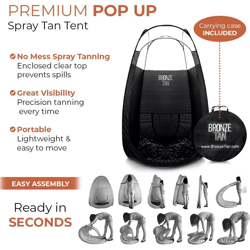 Carpa de Bronceado Bronze Tan Pop Up Profesional - Impermeable