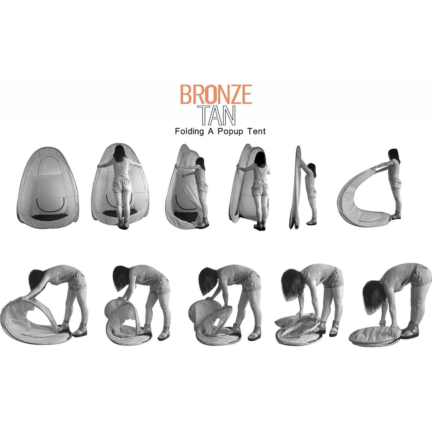 Carpa de Bronceado Bronze Tan Pop Up Profesional - Impermeable