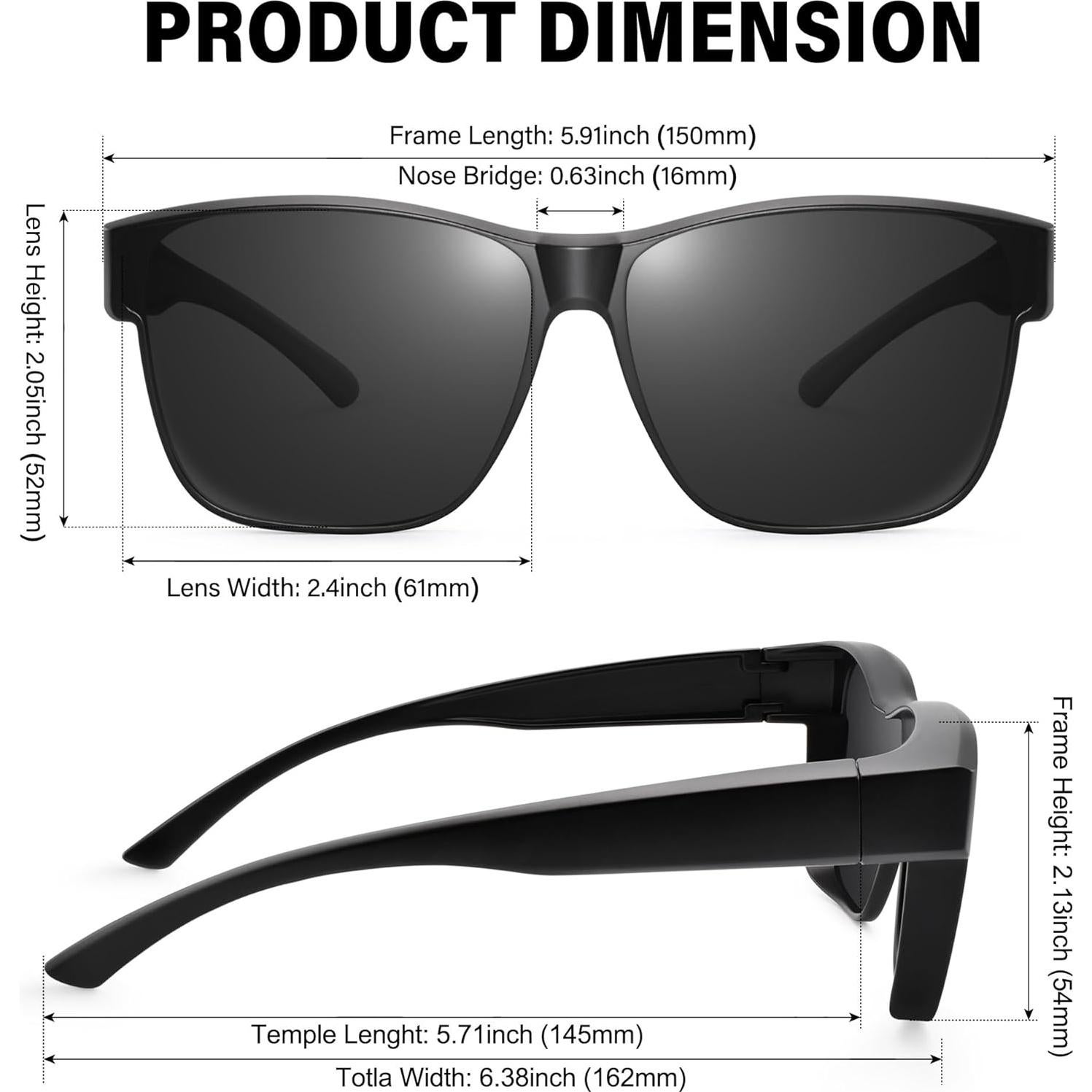 Gafas de Sol Polarizadas URUMQI UV400 Ajustables para Adultos