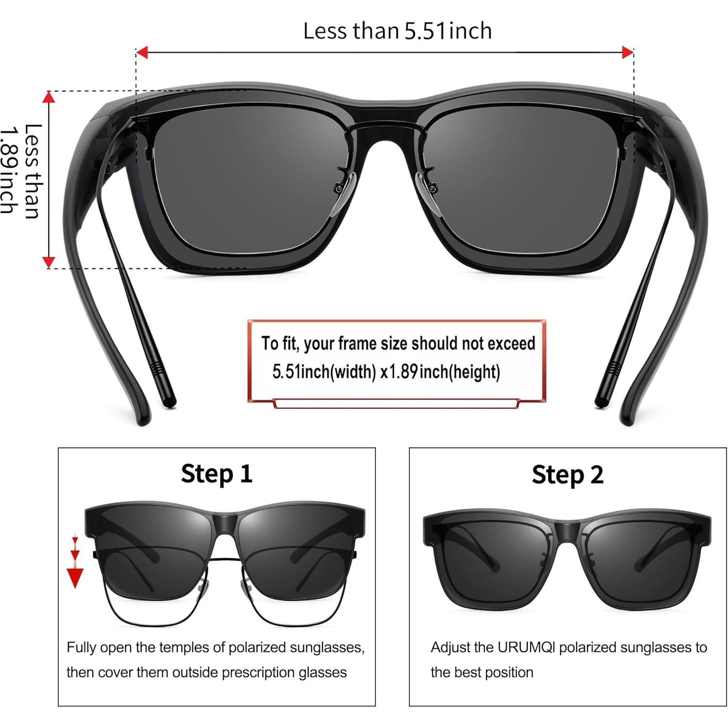 Gafas de Sol Polarizadas URUMQI UV400 Ajustables para Adultos