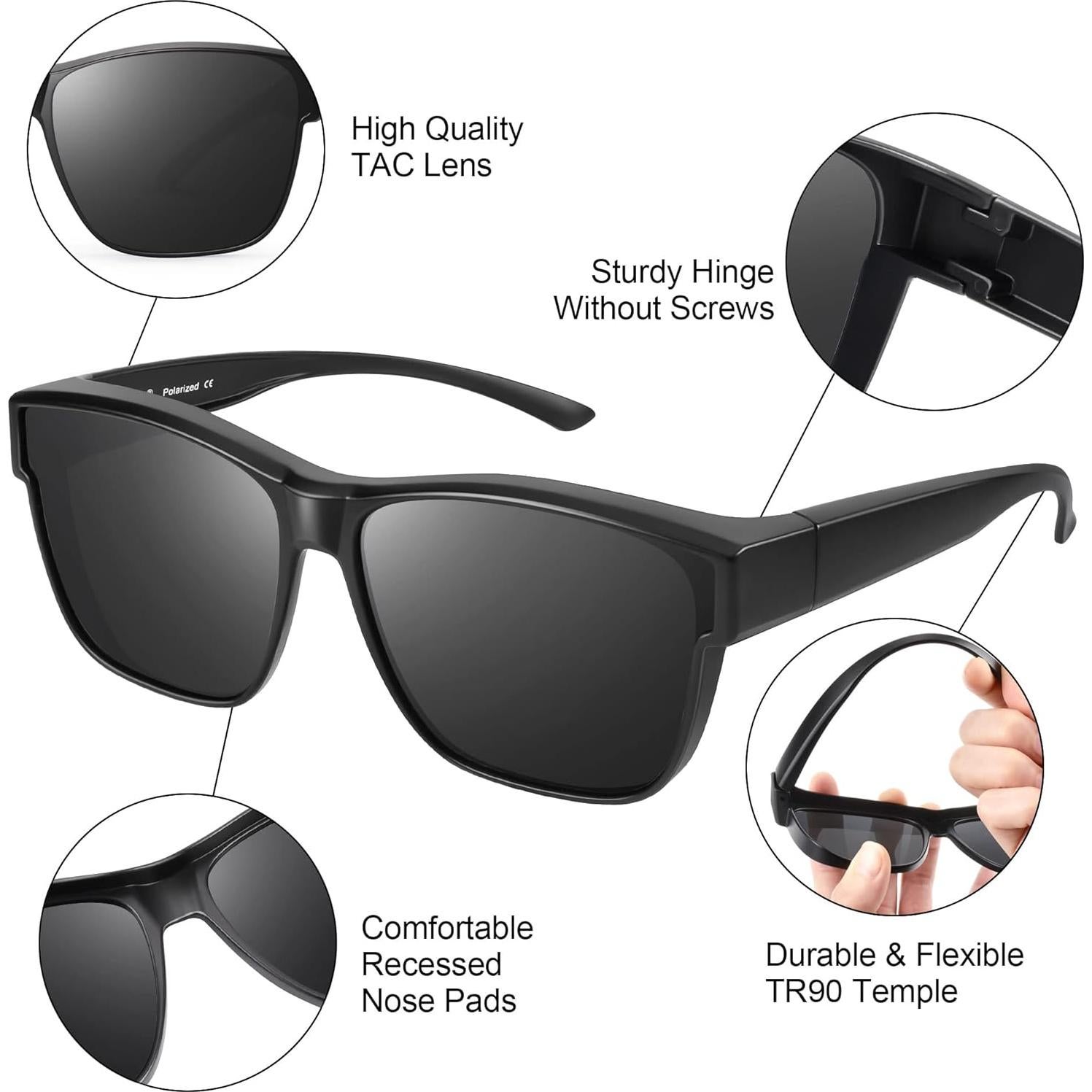 Gafas de Sol Polarizadas URUMQI UV400 Ajustables para Adultos