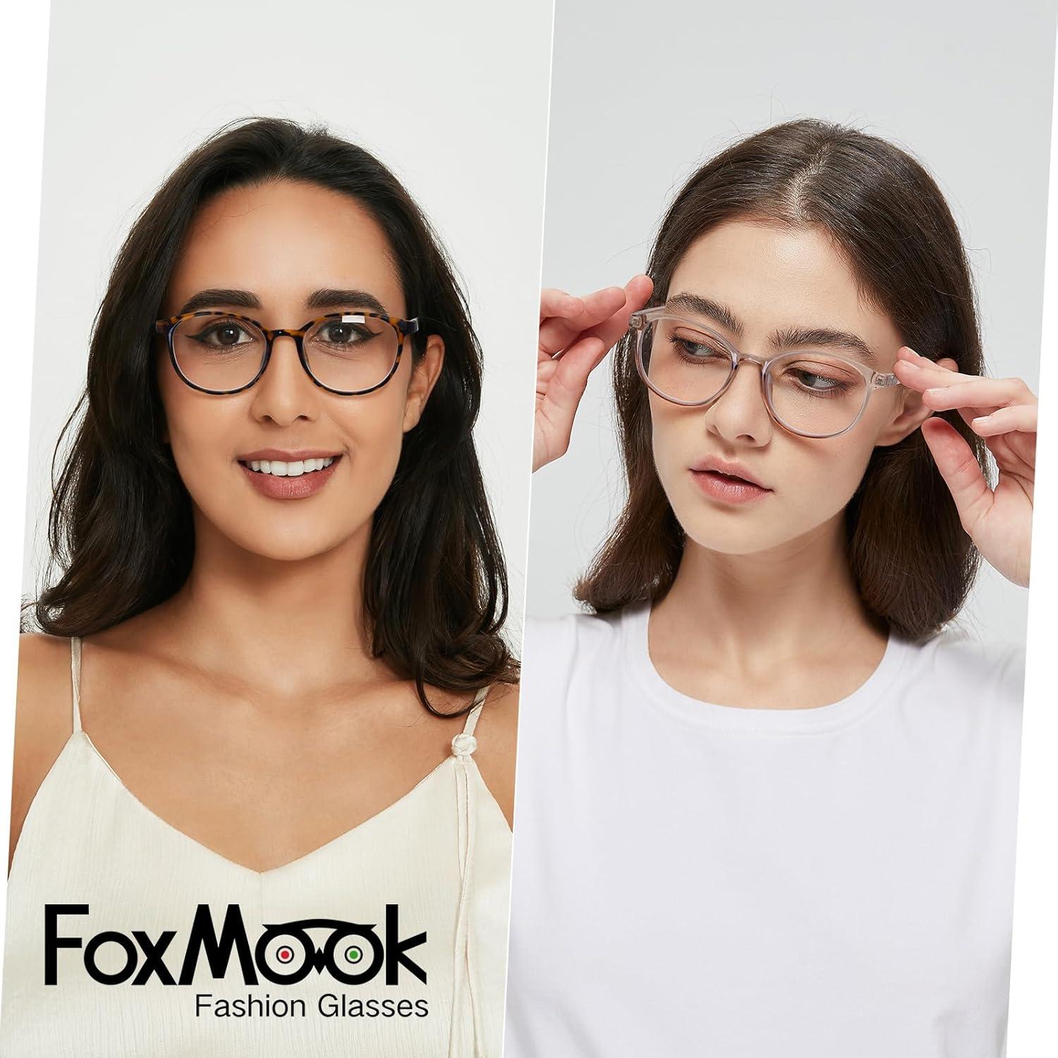 Gafas de Bloqueo de Luz Azul Foxmook Redondas UV 99%