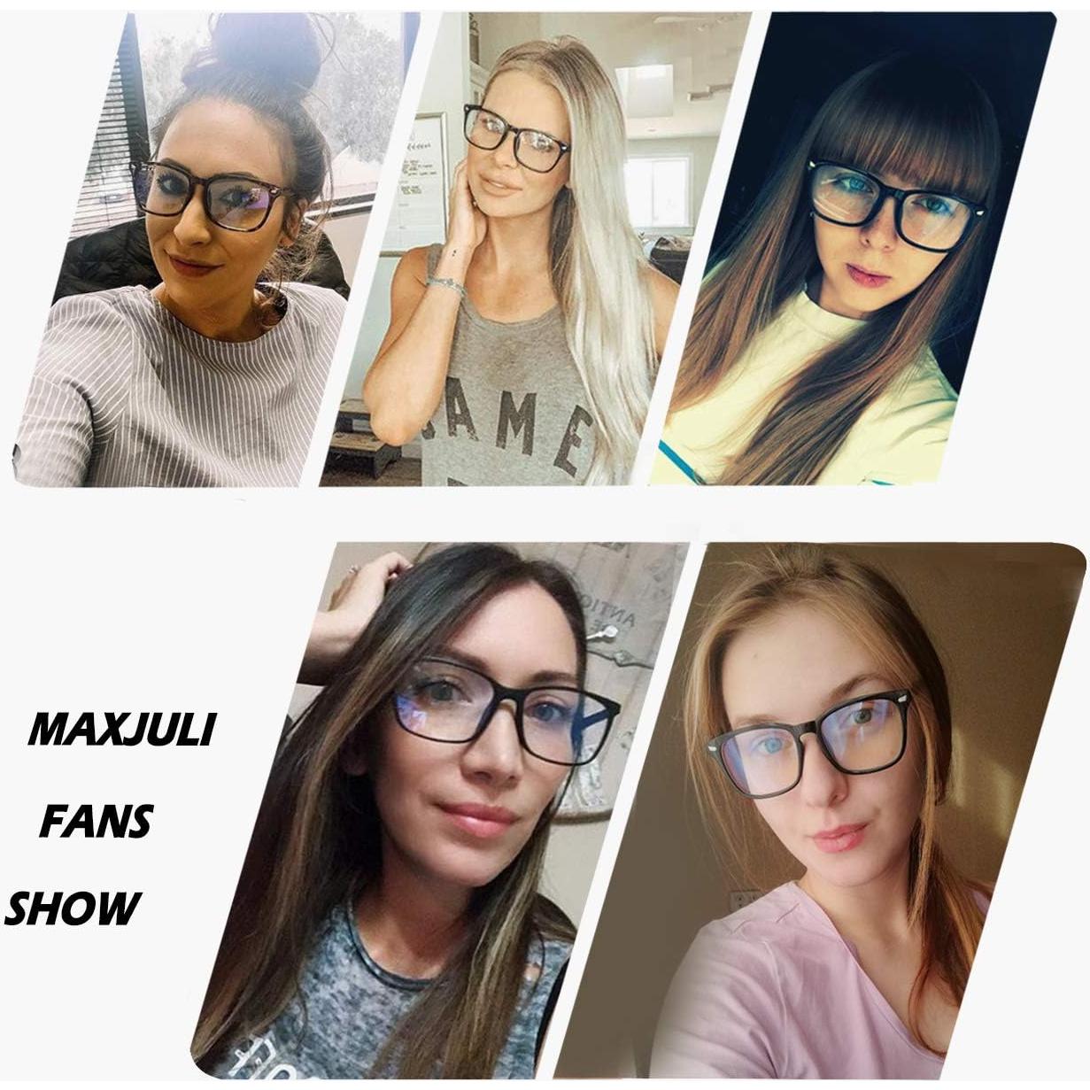 Gafas bloqueadoras de luz azul Maxjuli para computadora y TV