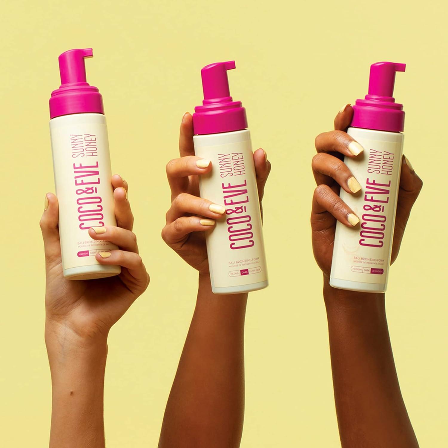 Coco & Eve Mousse Autobronceador Medio + Aplicador y Brocha