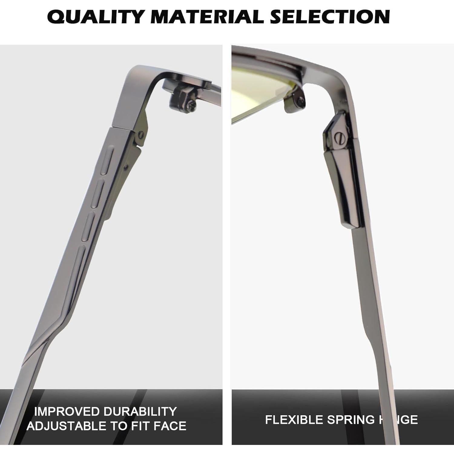 Gafas Anti Luz Azul YIMI para Hombres - Lentes Claros 45% Bloqueo