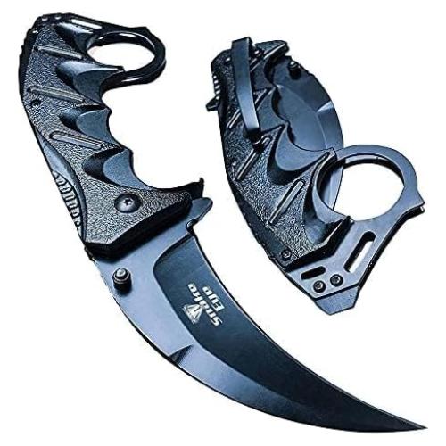 Cuchillo Plegable Snake Eye Tactical 22.86 cm Negro