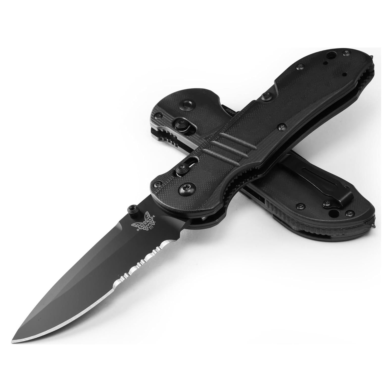 Cuchillo Táctico Benchmade 917SBK con Gancho de Rescate