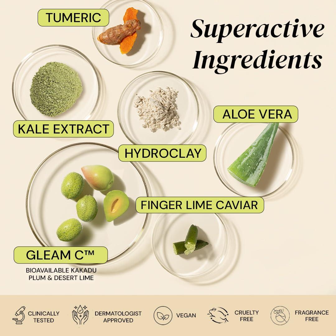 Mascarilla de Arcilla Gleamin 2.5 Oz para Manchas Oscuras