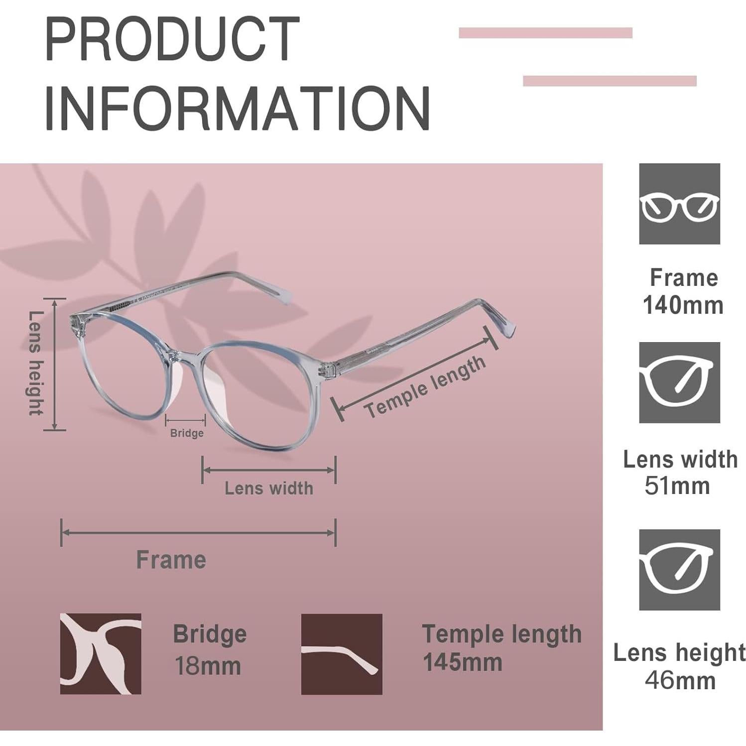 Gafas bloqueadoras de luz azul FONHCOO TR90 unisex - Azul