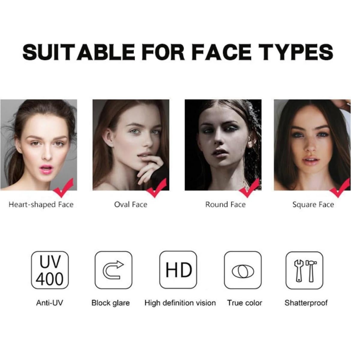 Gafas Bloqueo Luz Azul VISOONE Rectangulares Multicolor