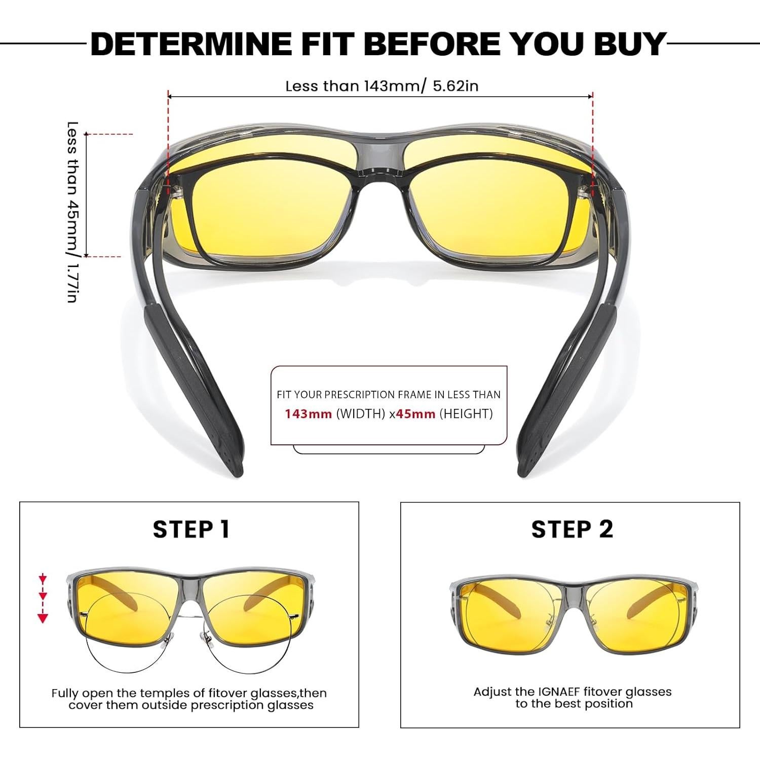 Gafas de Conducción Nocturna Trysee Polarizadas Antirreflejo