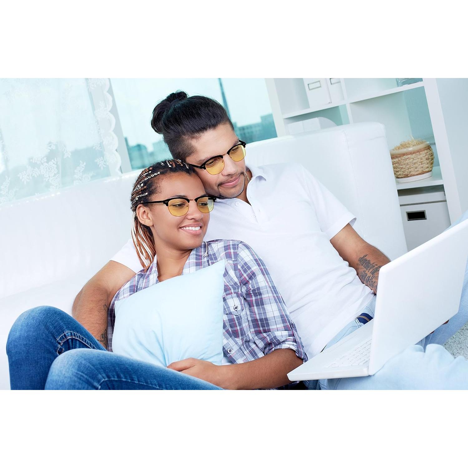 Gafas de Bloqueo de Luz Azul SafetyBlue™ para Alivio Ocular