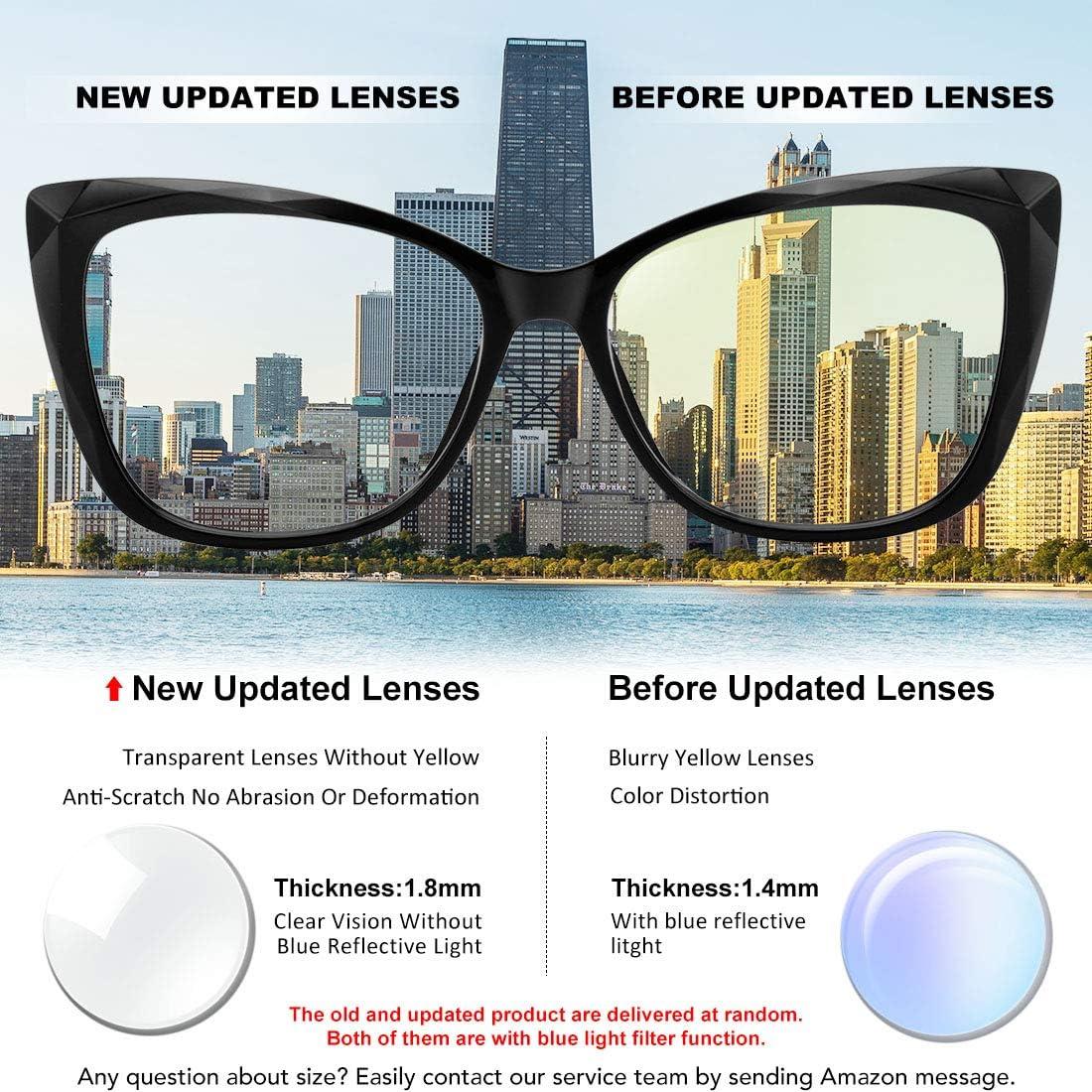 Gafas de Bloqueo de Luz Azul MEETSUN para Mujeres - Anti Fatiga Ocular