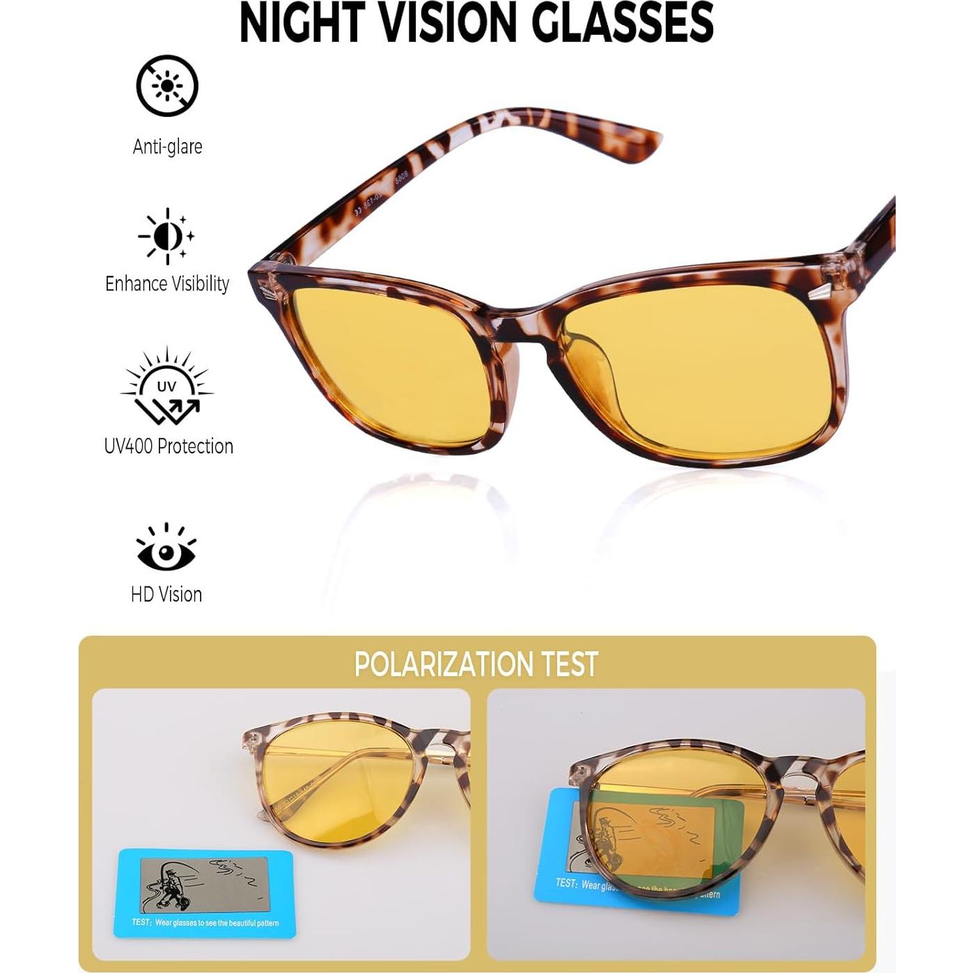 Gafas de Conducción Nocturna FIMOSON Ys013-5 Polarizadas HD