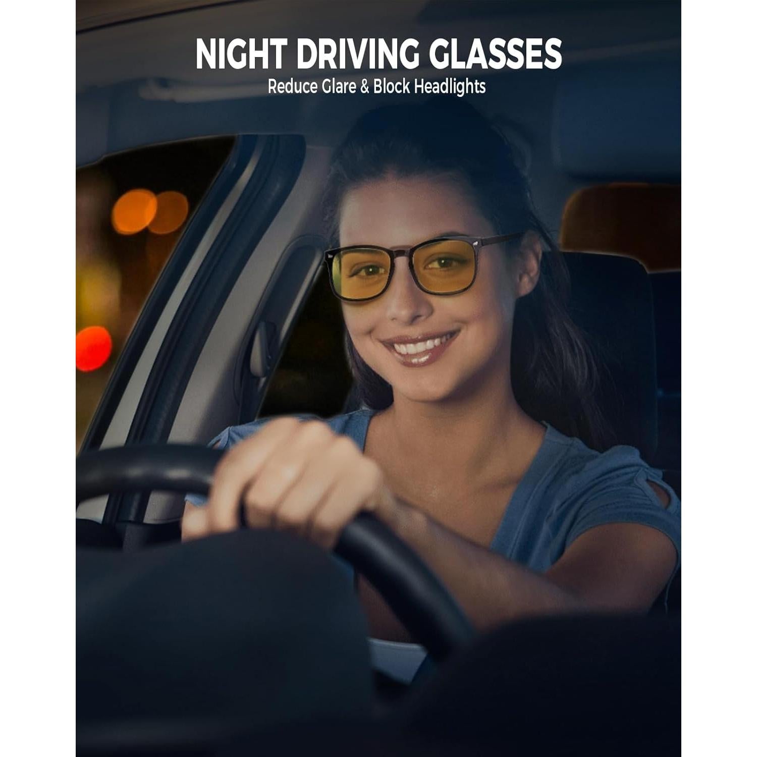 Gafas de Conducción Nocturna FIMOSON Ys013-1 Antirreflejo HD