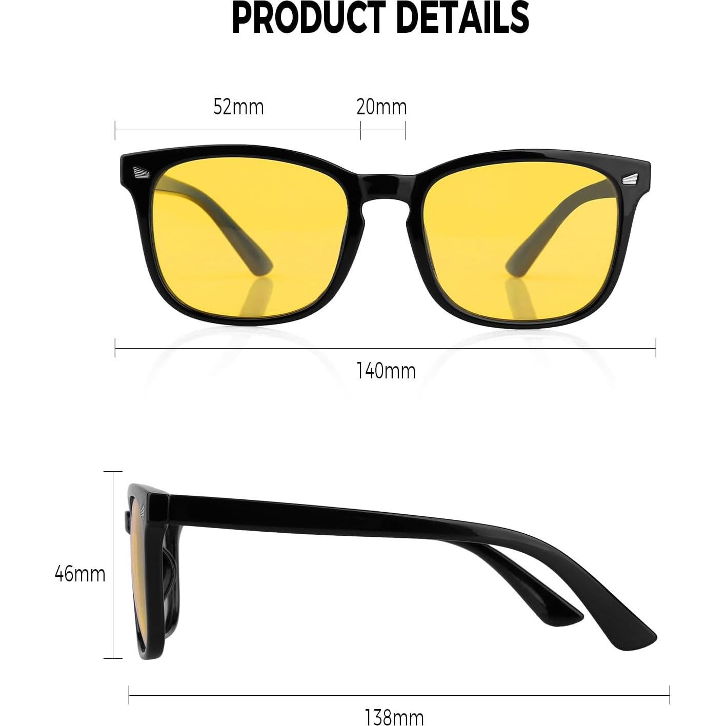 Gafas de Conducción Nocturna FIMOSON Ys013-1 Antirreflejo HD