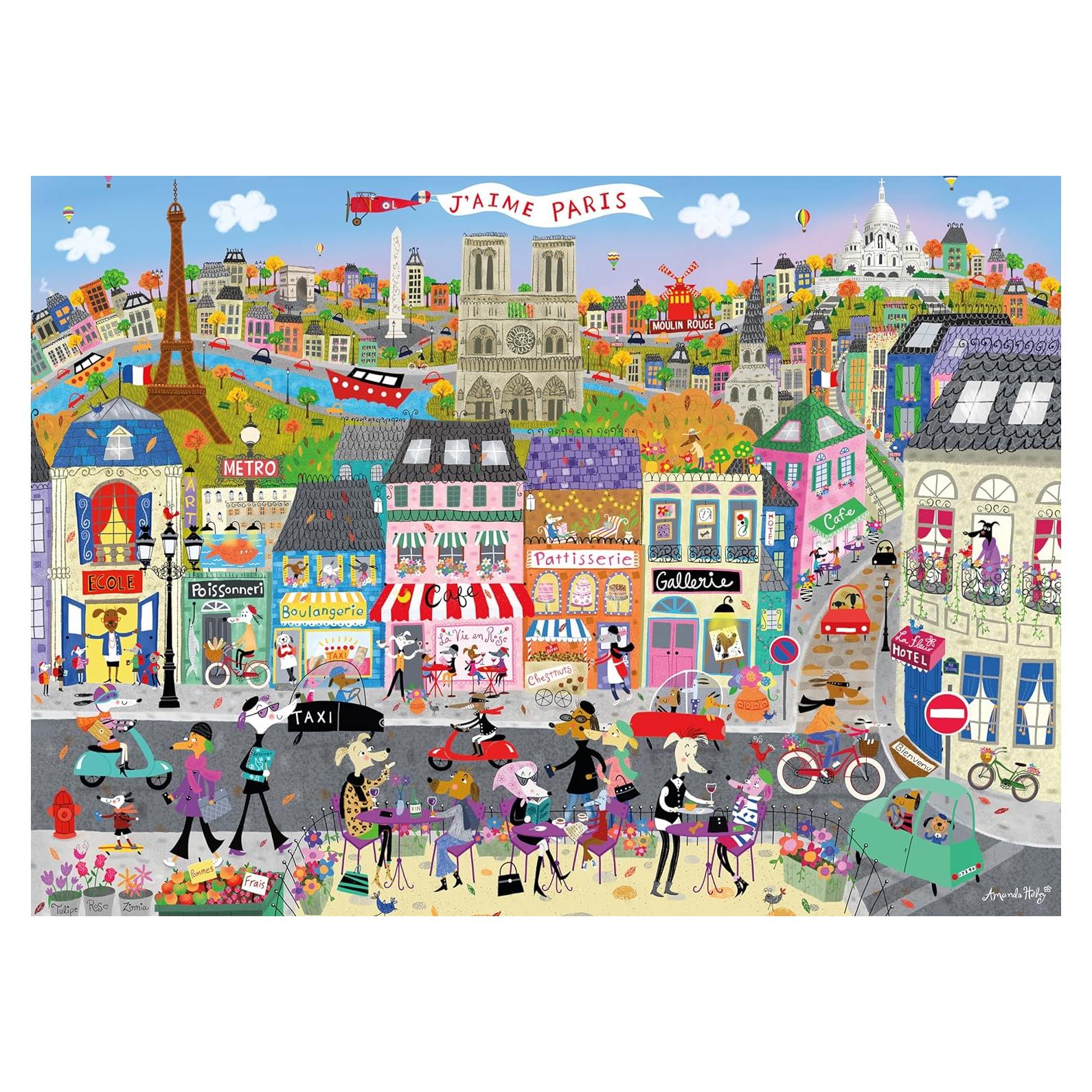 Rompecabezas Ceaco 1000 Piezas Ventanas de Tiendas