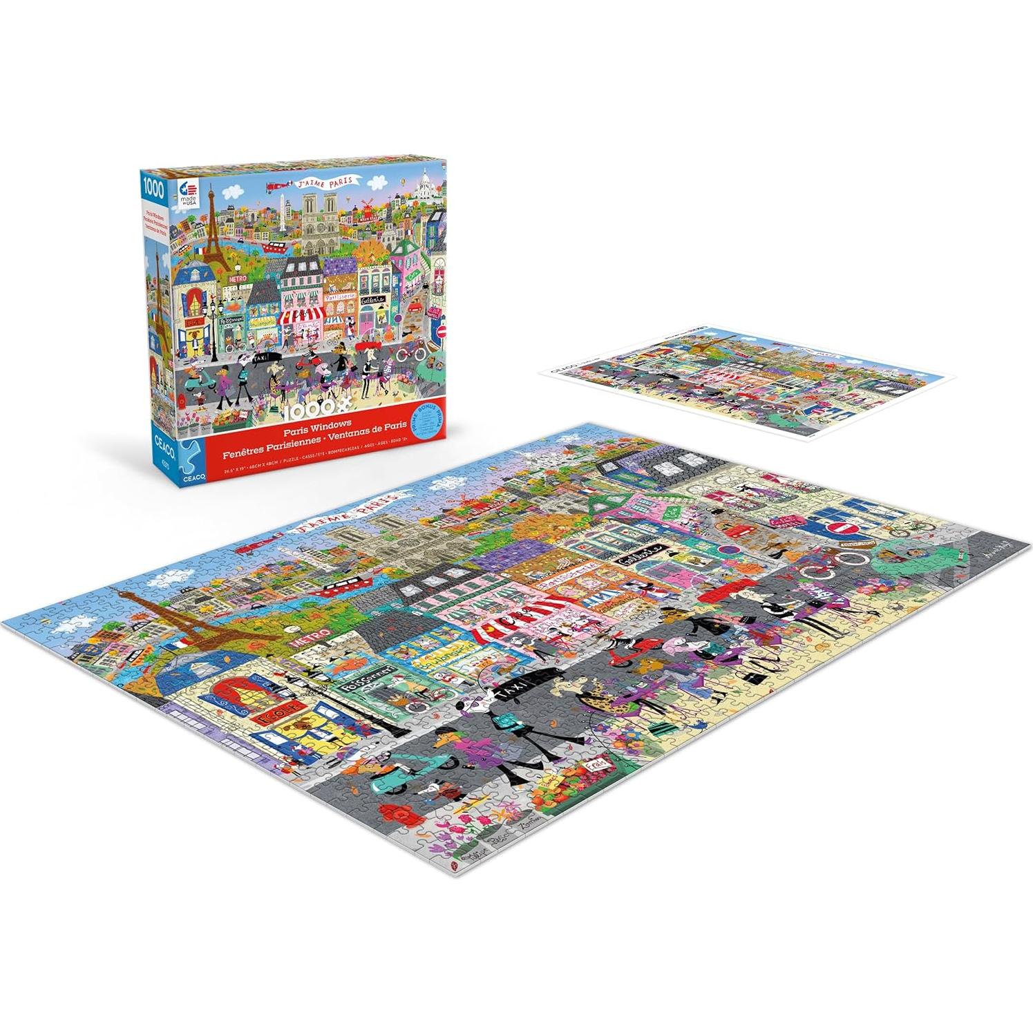Rompecabezas Ceaco 1000 Piezas Ventanas de Tiendas