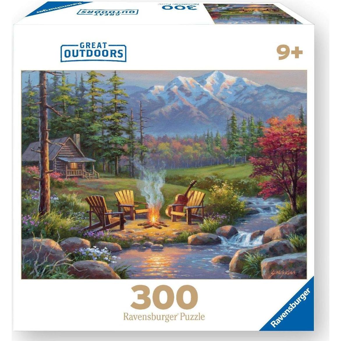 Rompecabezas Ravensburger Sala de Estar Junto al Río 300 Piezas