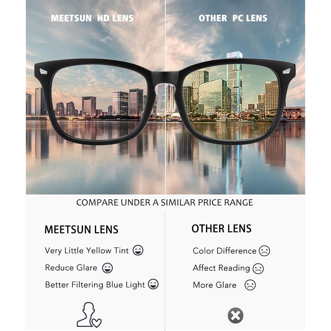 Gafas Bloqueadoras de Luz Azul MEETSUN UV400 - 3 Paquete